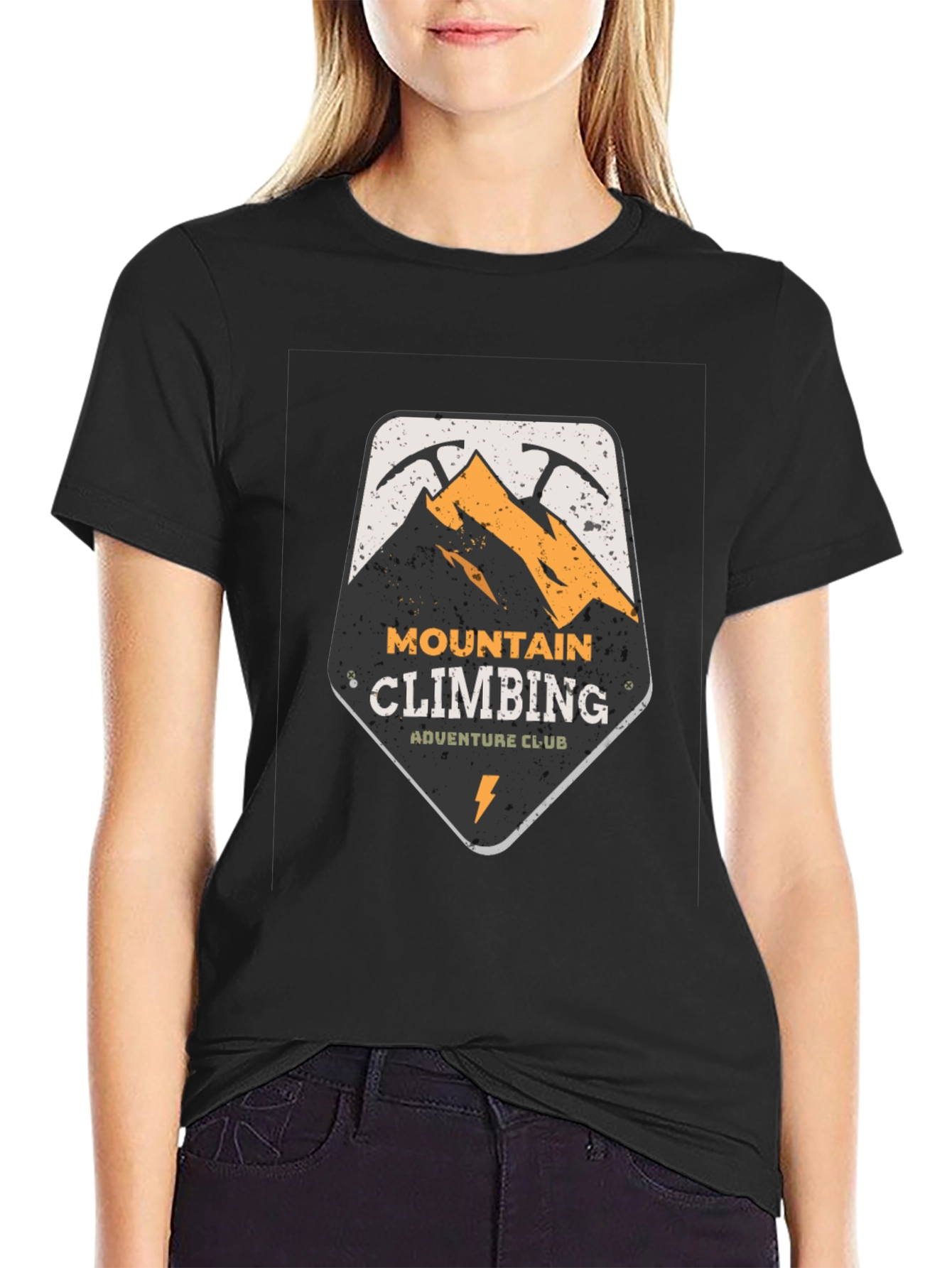 Mountain Climbing Adventure Club Graphic T-Shirt