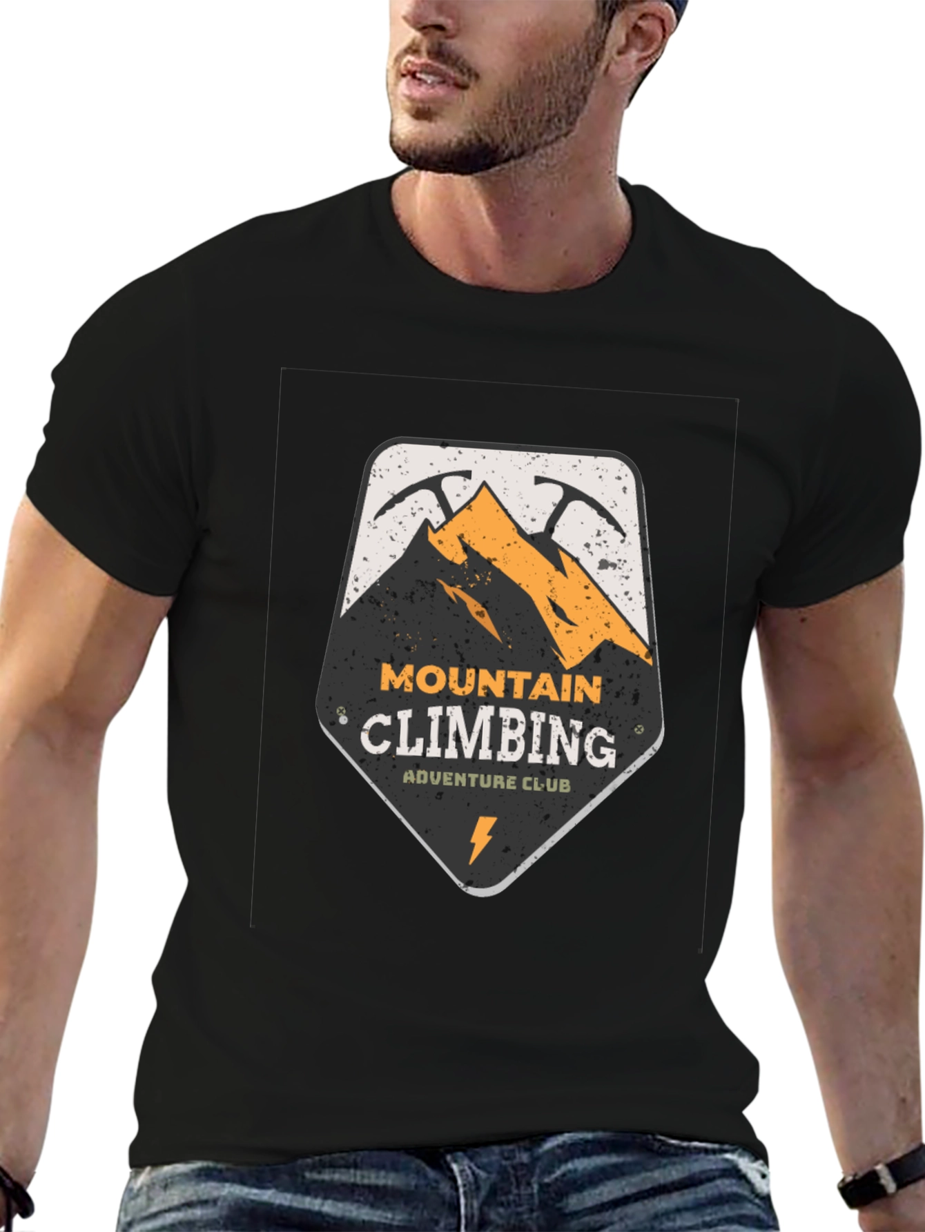 Mountain Climbing Adventure Club Graphic T-Shirt