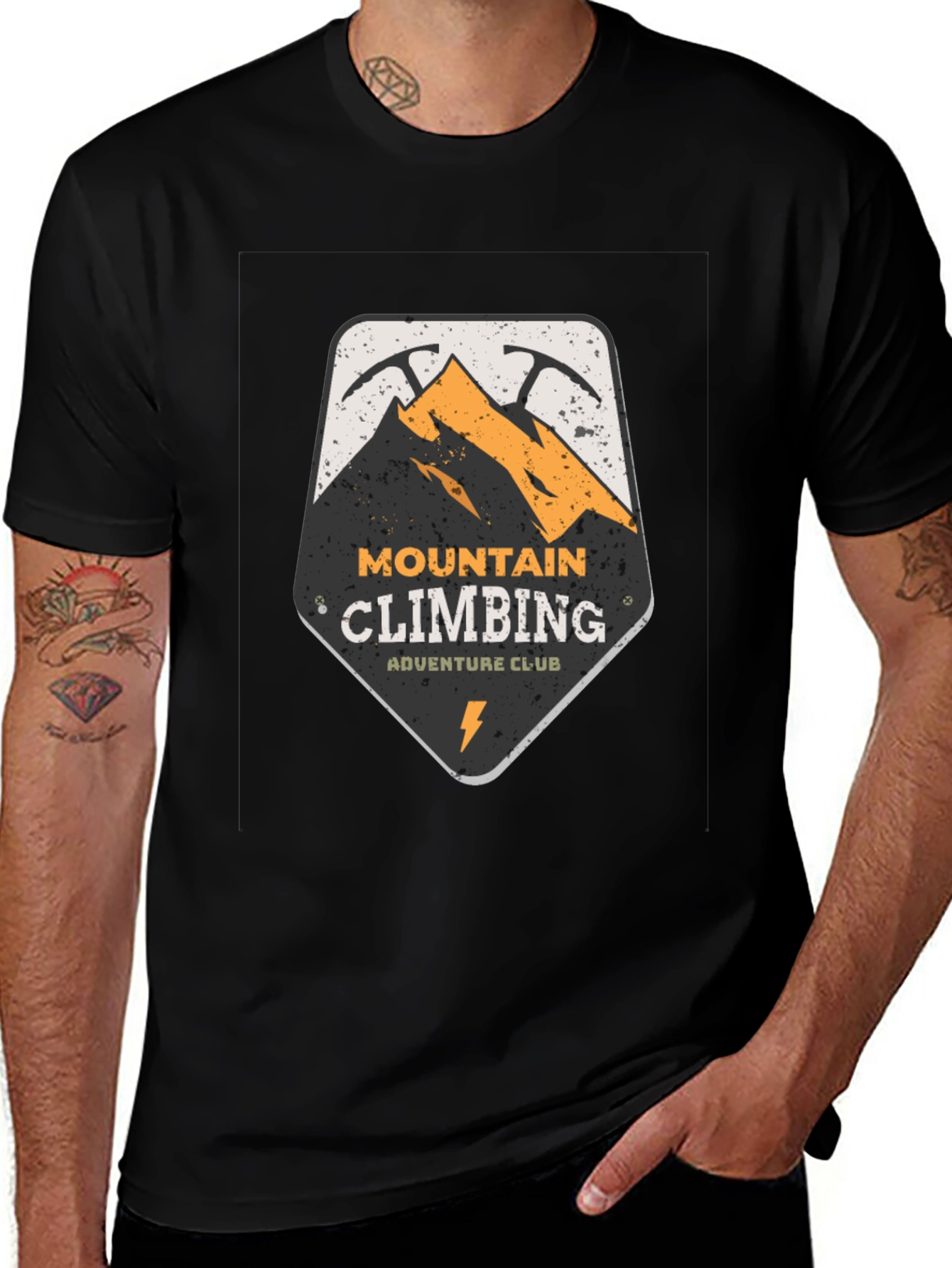 Mountain Climbing Adventure Club Graphic T-Shirt