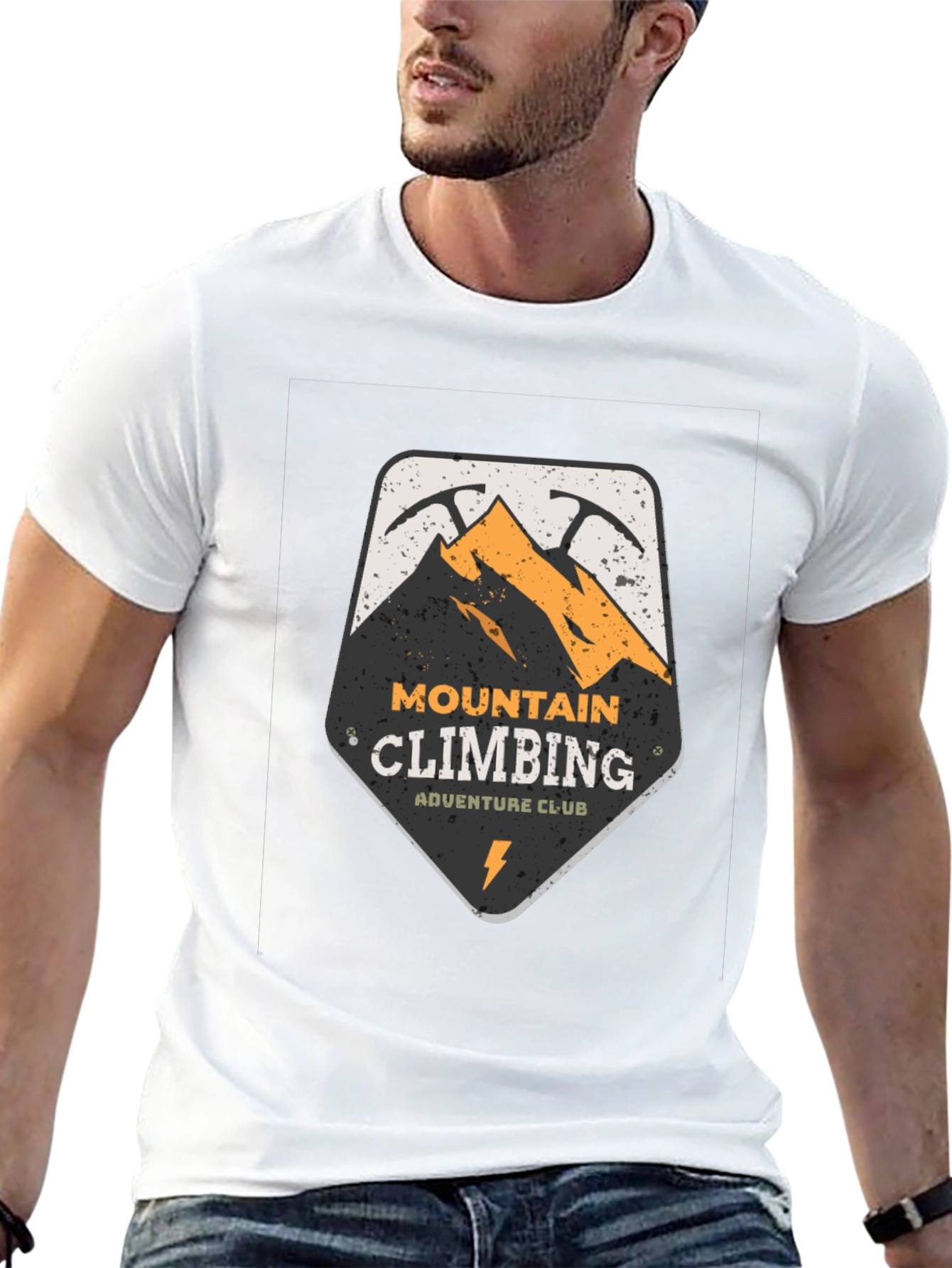 Mountain Climbing Adventure Club Graphic T-Shirt