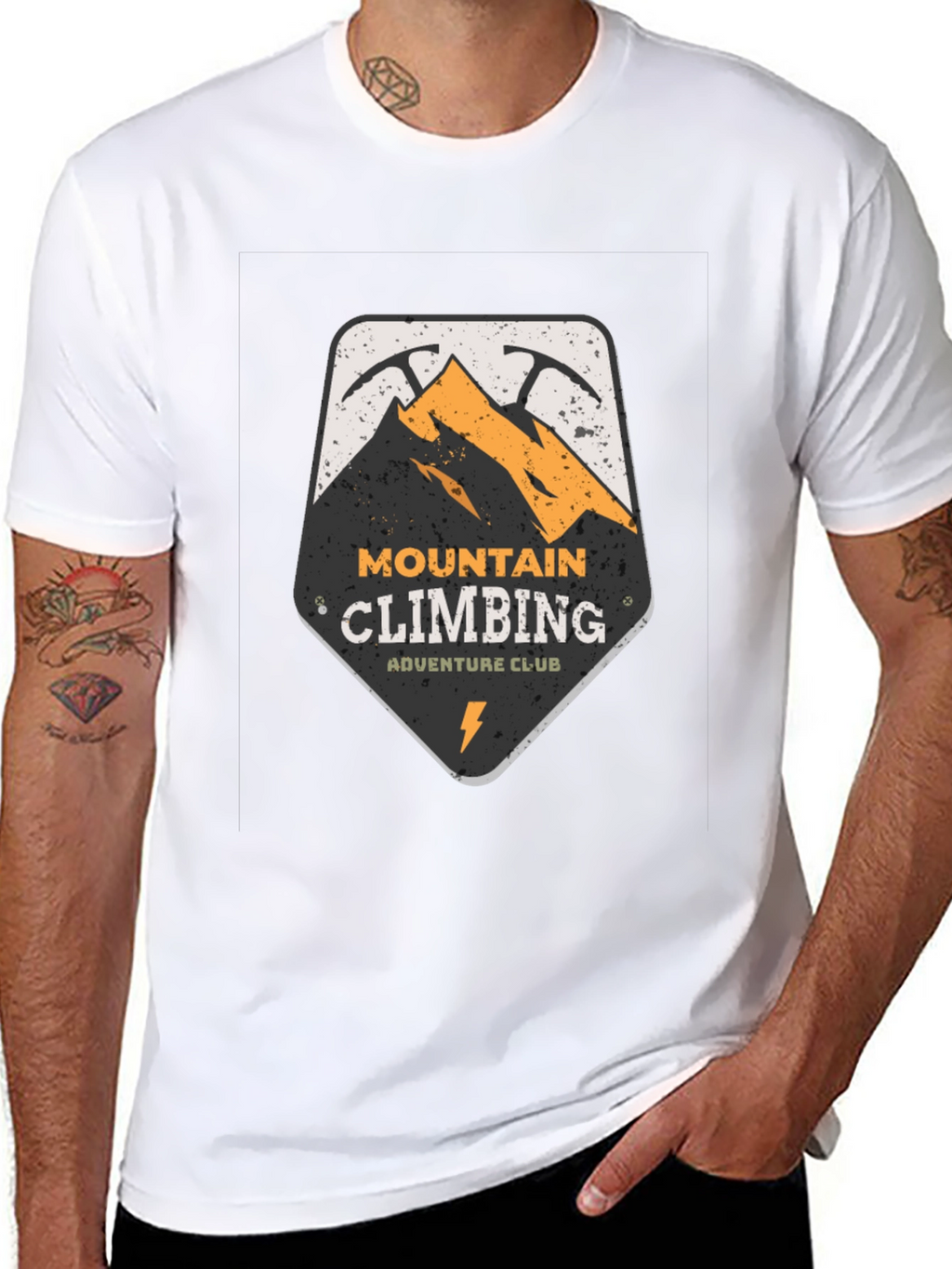 Mountain Climbing Adventure Club Graphic T-Shirt