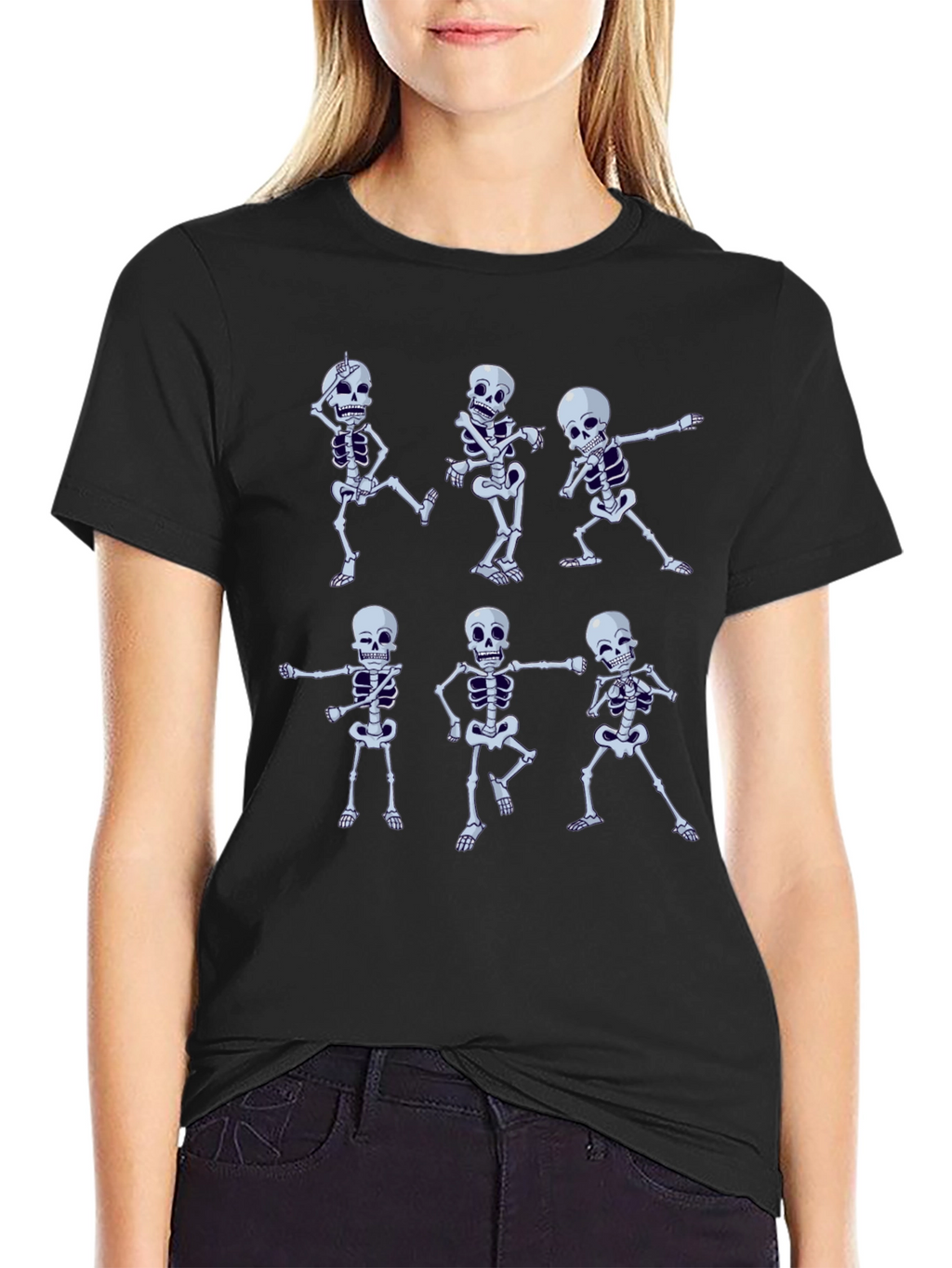 Dancing Skeleton T-Shirt - Halloween Graphic Tee