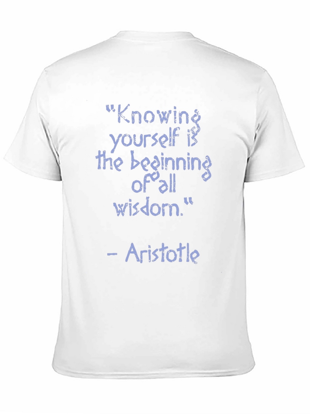 Aristotle Wisdom Quote T-Shirt - Knowing Yourself