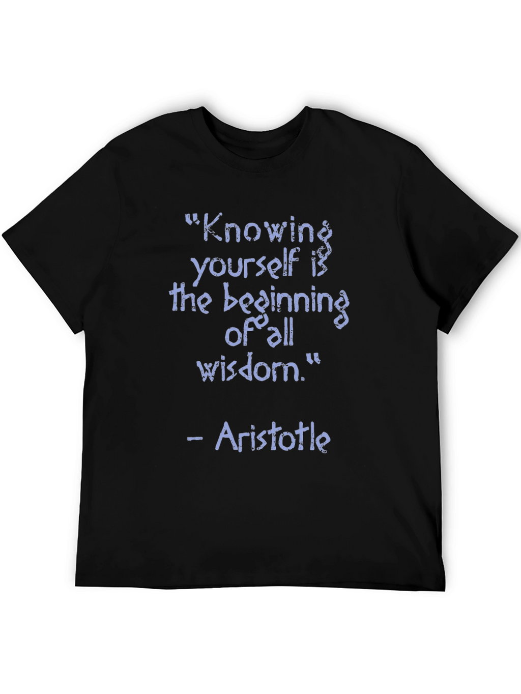 Aristotle Wisdom Quote T-Shirt - Knowing Yourself