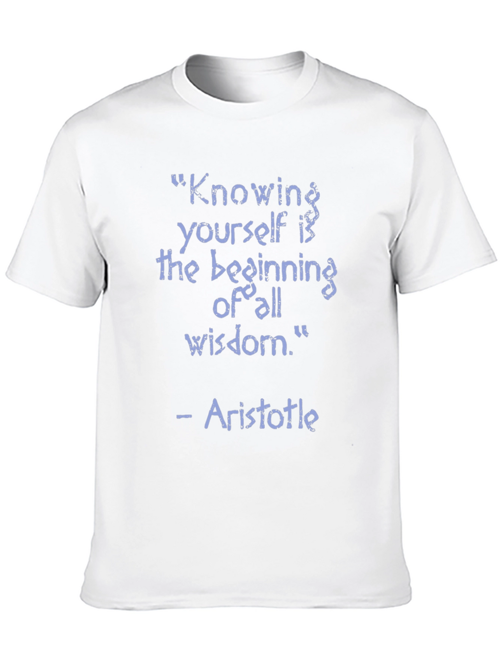 Aristotle Wisdom Quote T-Shirt - Knowing Yourself