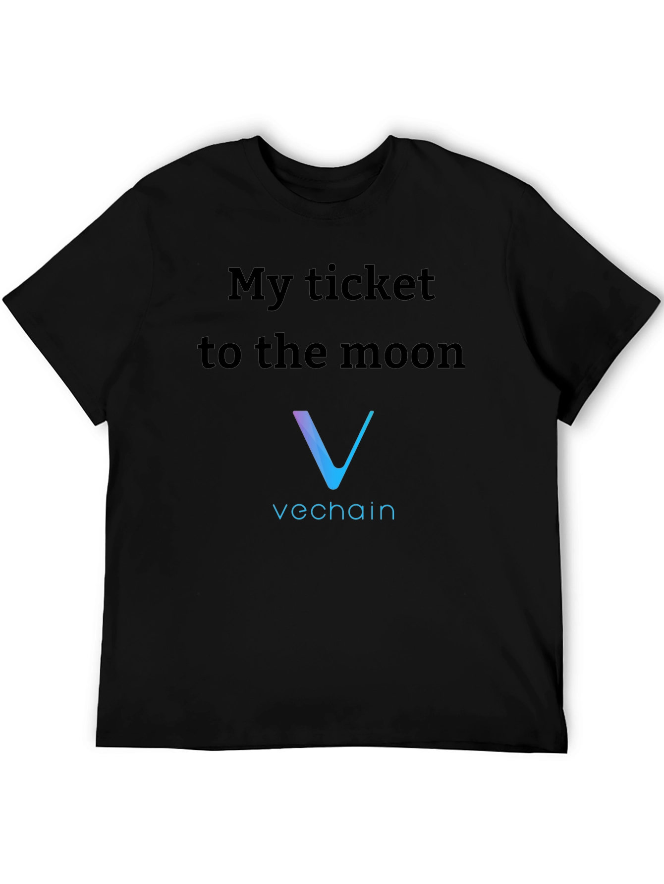 VeChain Crypto T-Shirt - My Ticket to the Moon