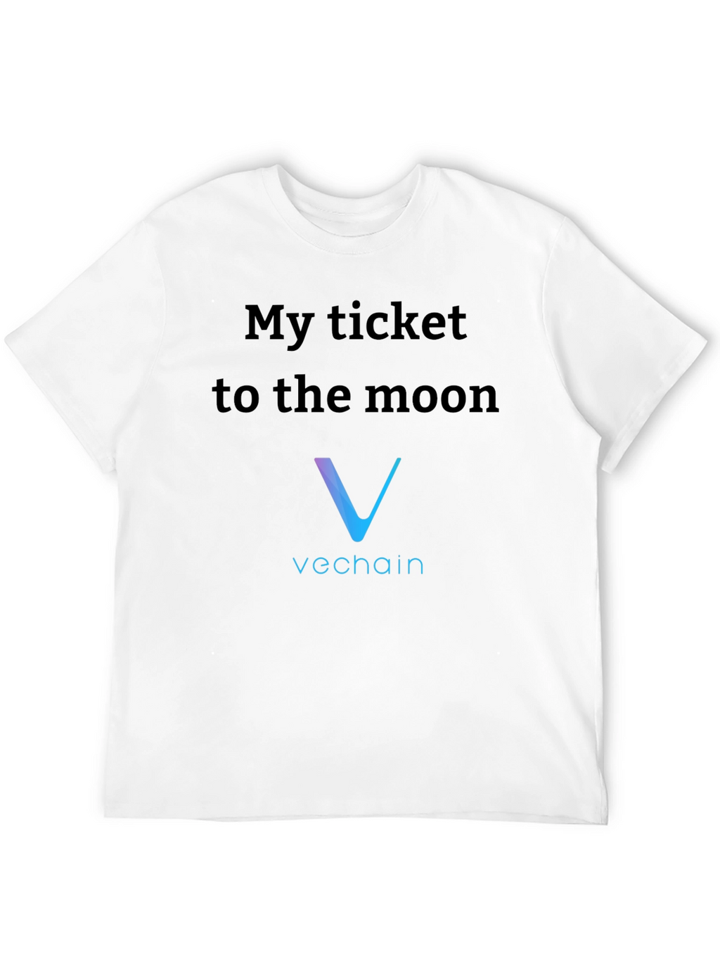VeChain Crypto T-Shirt - My Ticket to the Moon