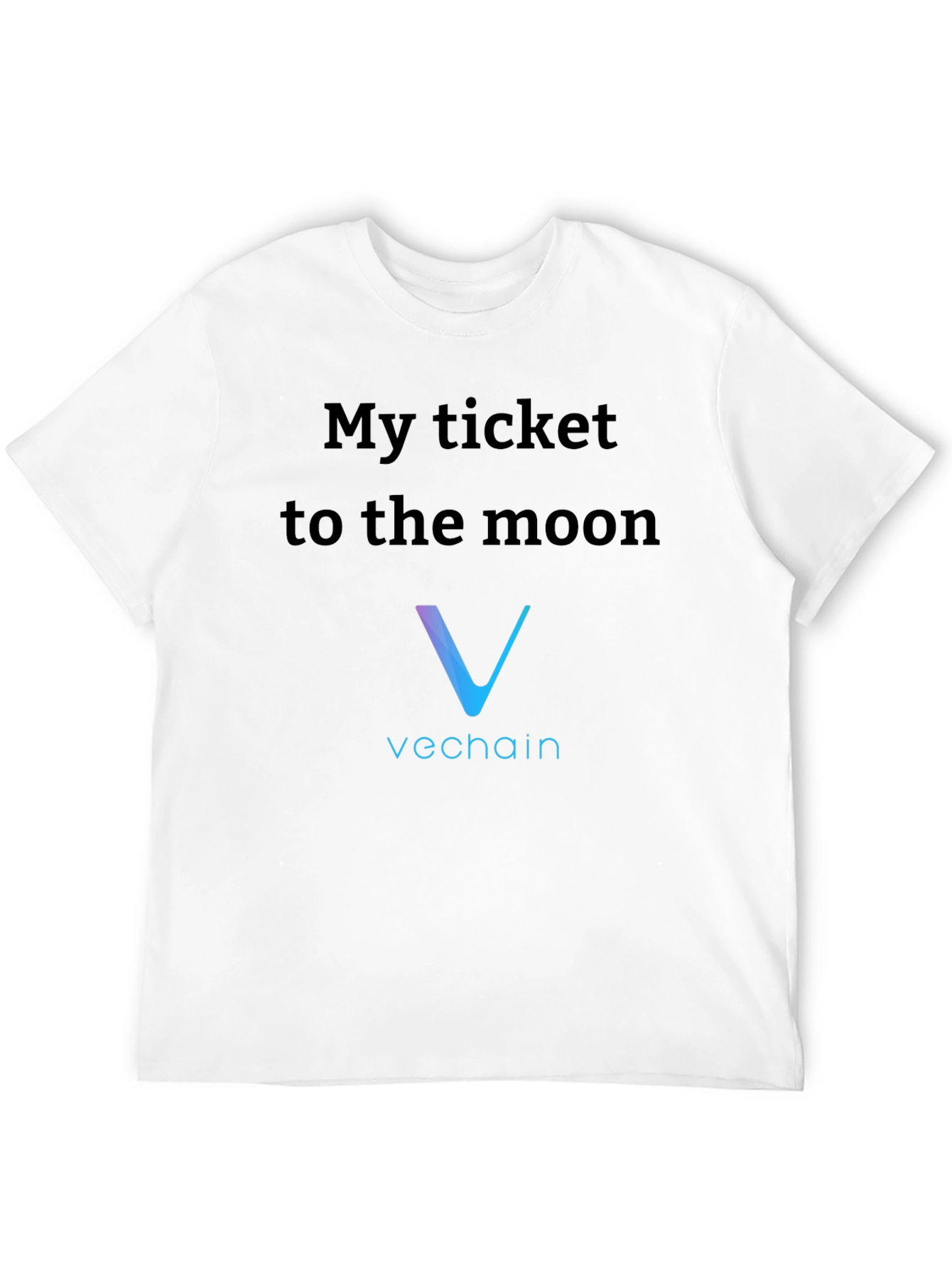 VeChain Crypto T-Shirt - My Ticket to the Moon
