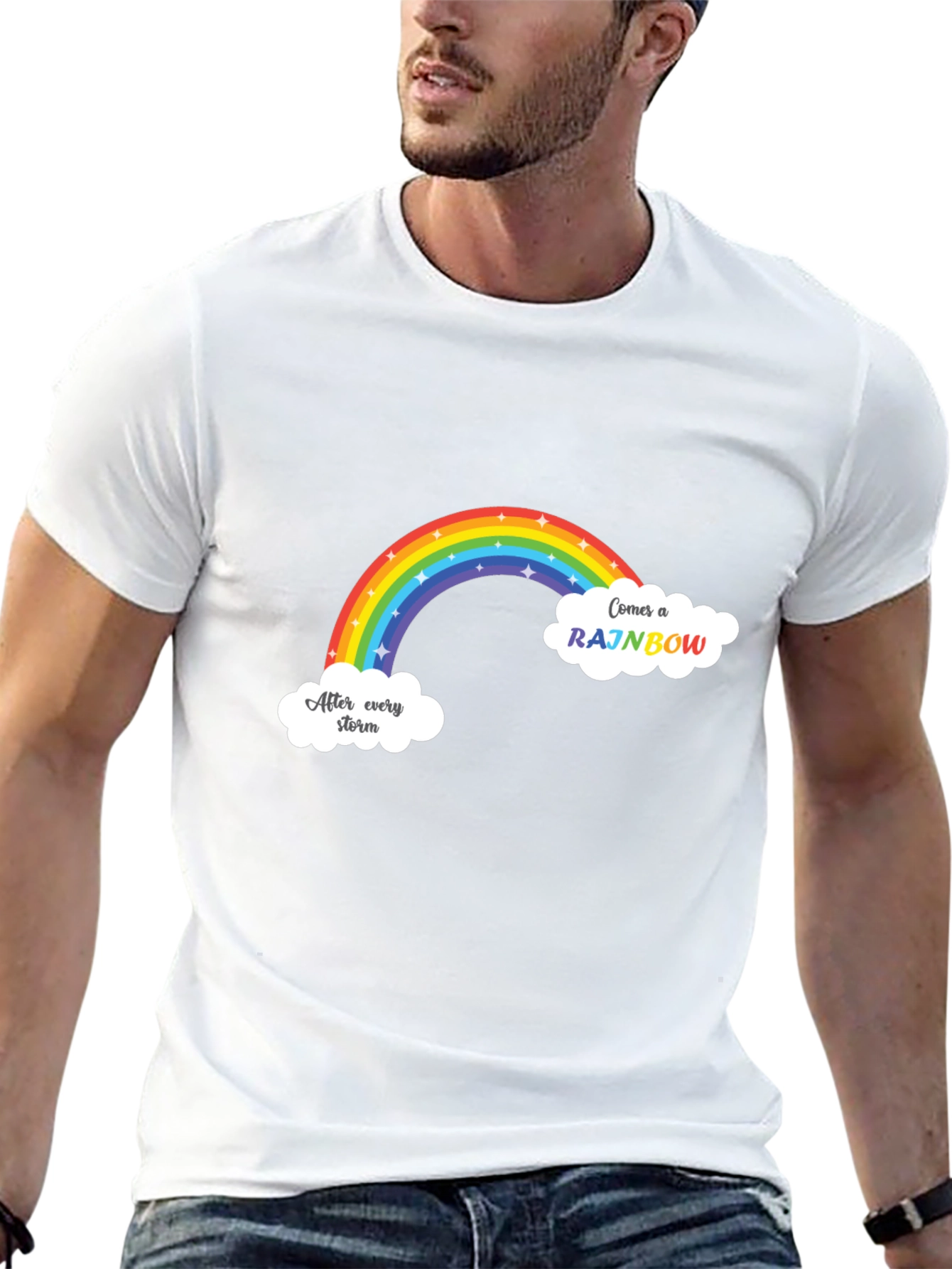 Rainbow After Storm Graphic T-Shirt