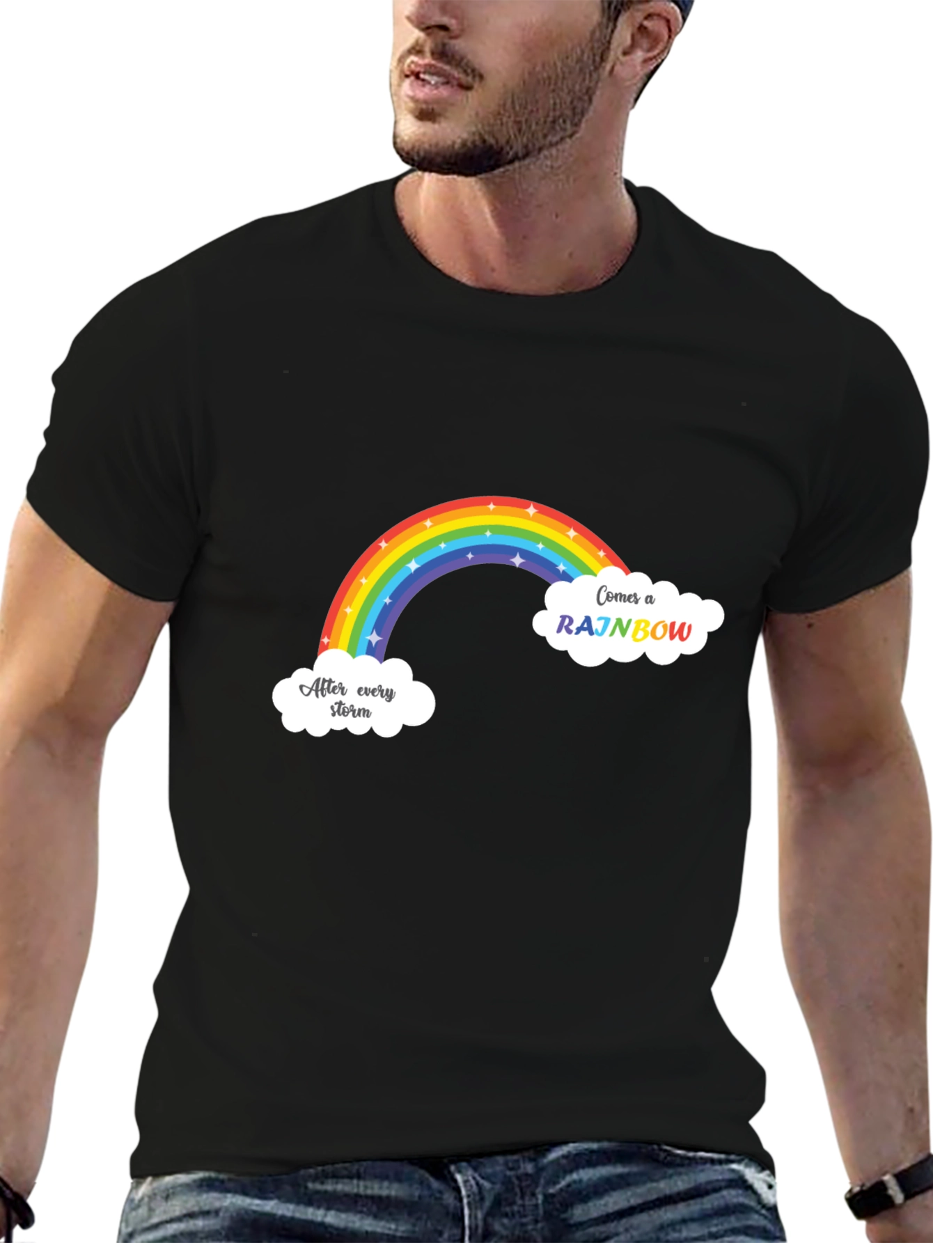Rainbow After Storm Graphic T-Shirt
