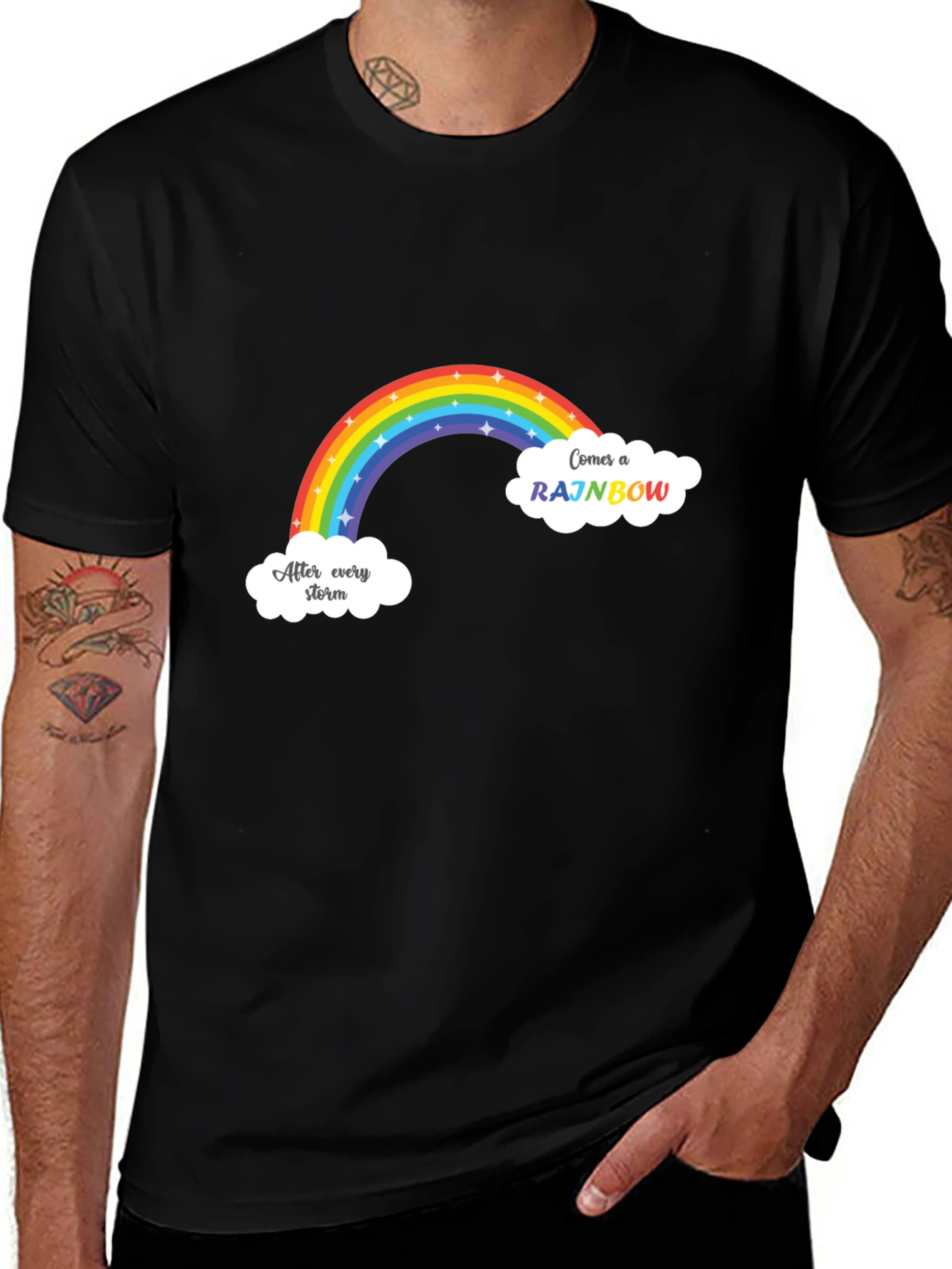 Rainbow After Storm Graphic T-Shirt