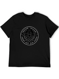 Mystic Star Graphic Tee - Black Cotton Shirt