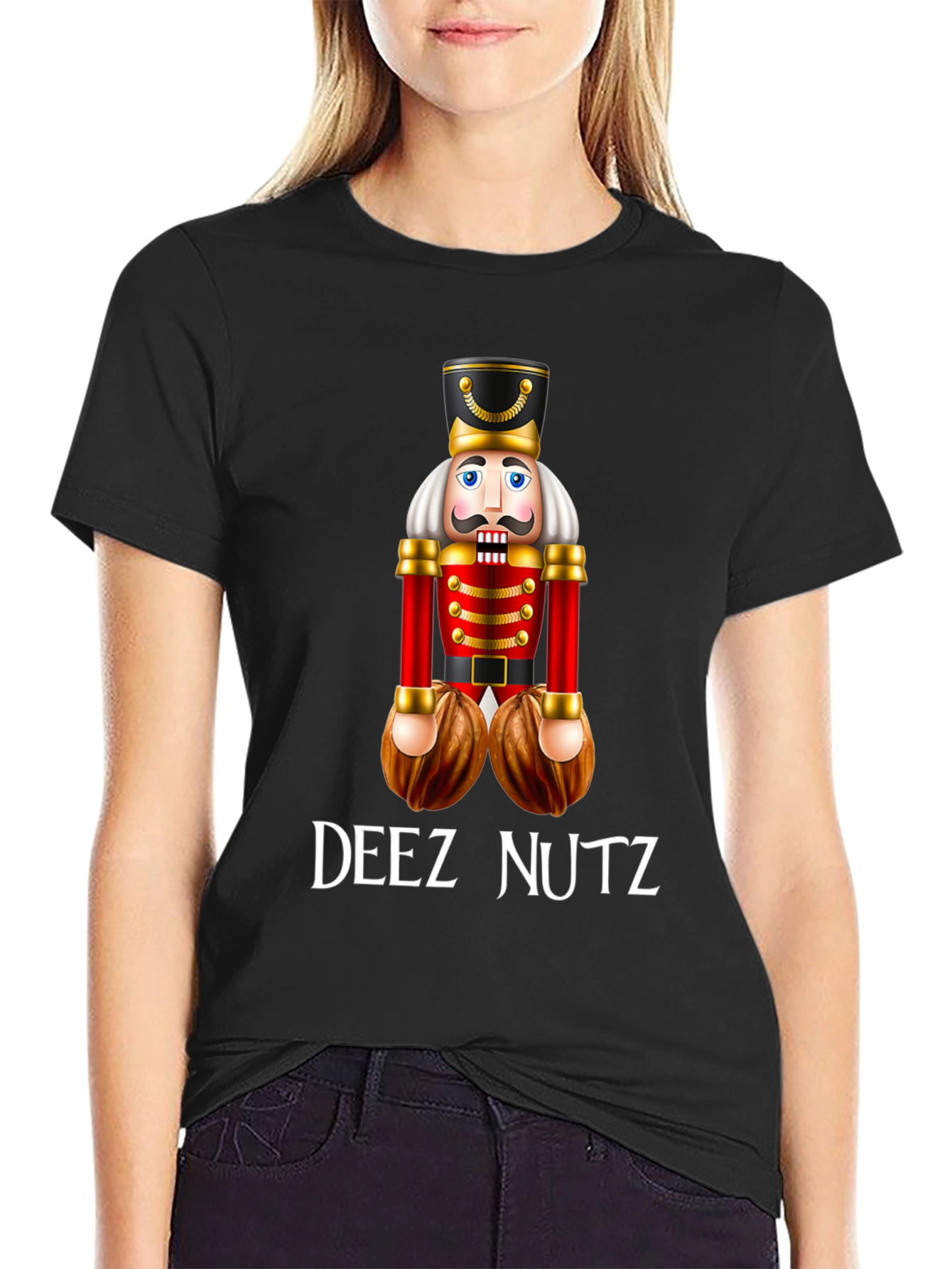 Deez Nutz Nutcracker Humor T-Shirt
