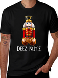 Deez Nutz Nutcracker Humor T-Shirt
