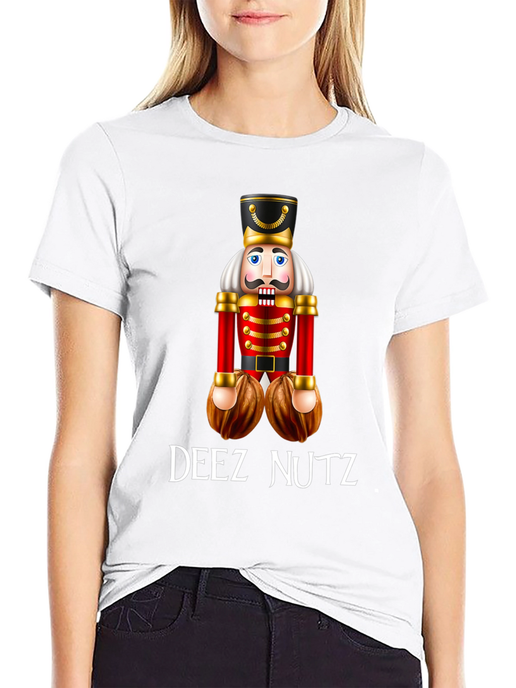 Deez Nutz Nutcracker Humor T-Shirt