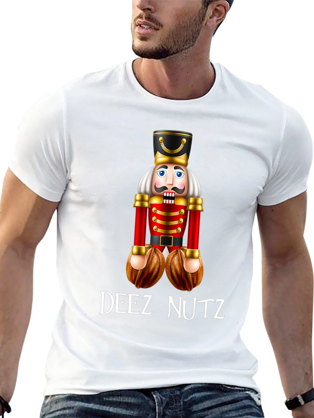 Deez Nutz Nutcracker Humor T-Shirt