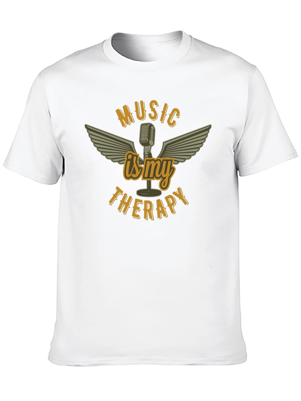 Music Is My Therapy Graphic T-Shirt