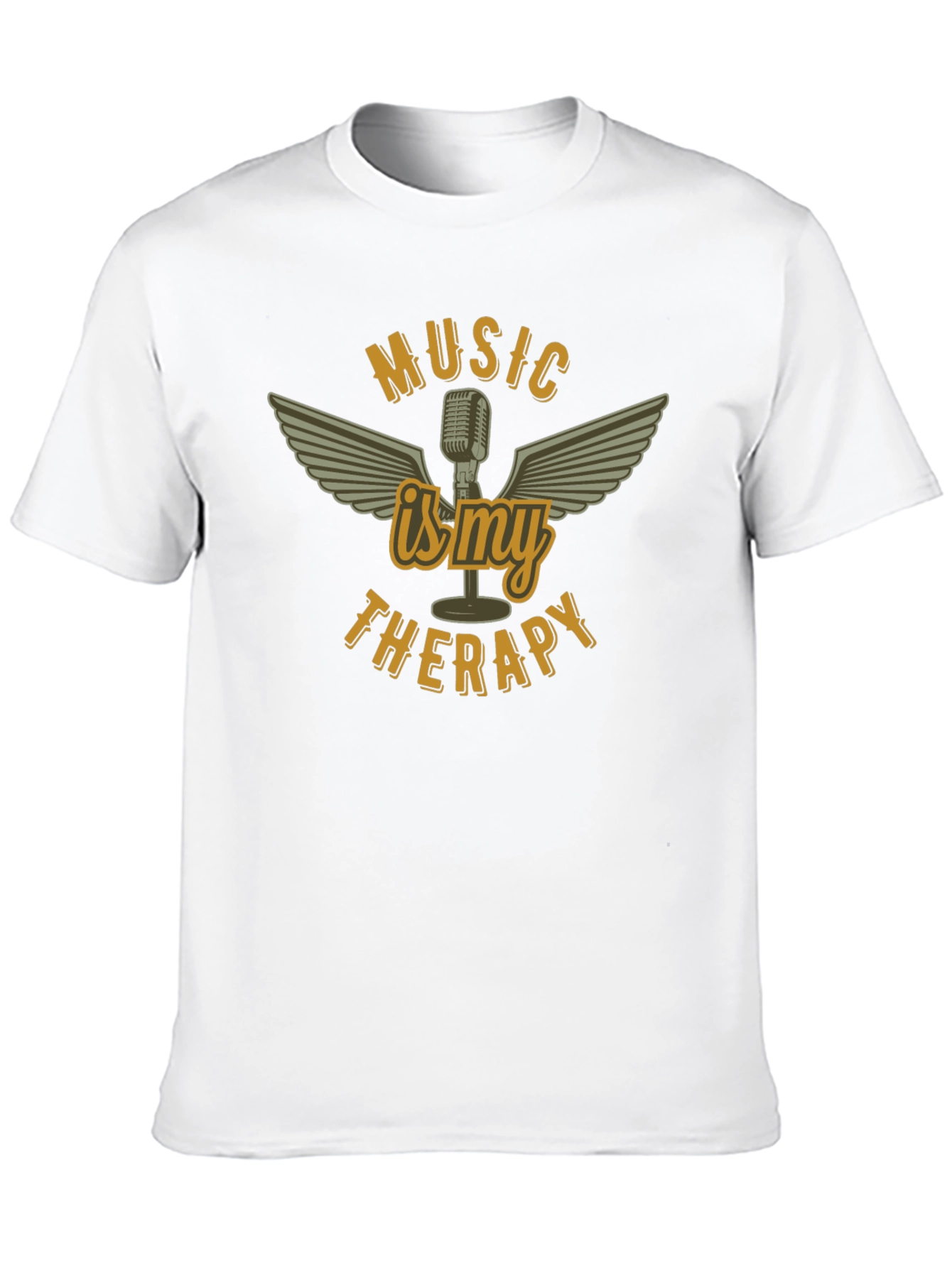 Music Is My Therapy Graphic T-Shirt