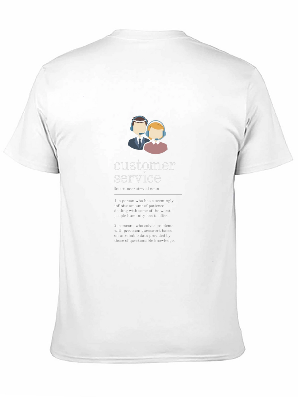 Customer Service Graphic T-Shirt