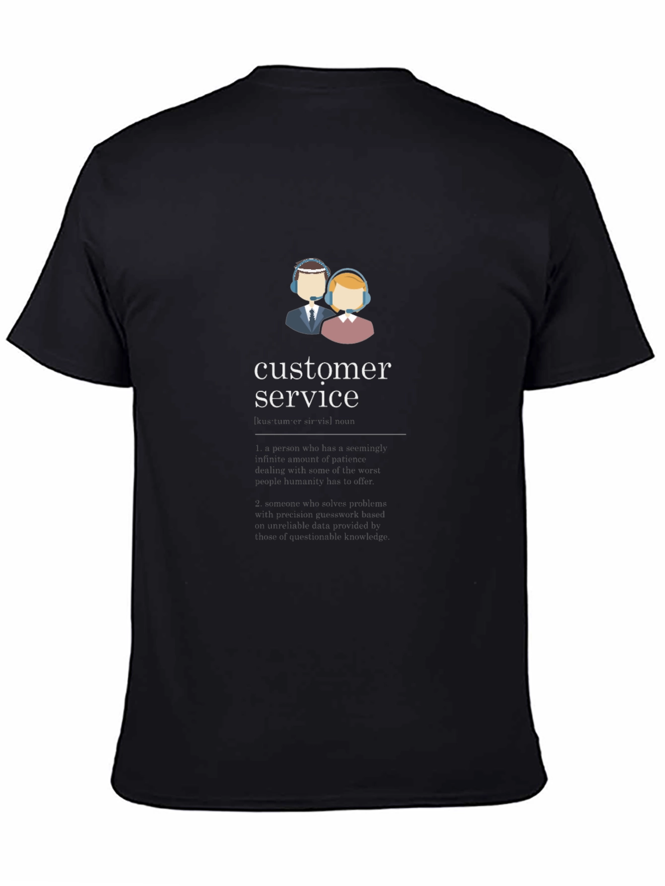 Customer Service Graphic T-Shirt