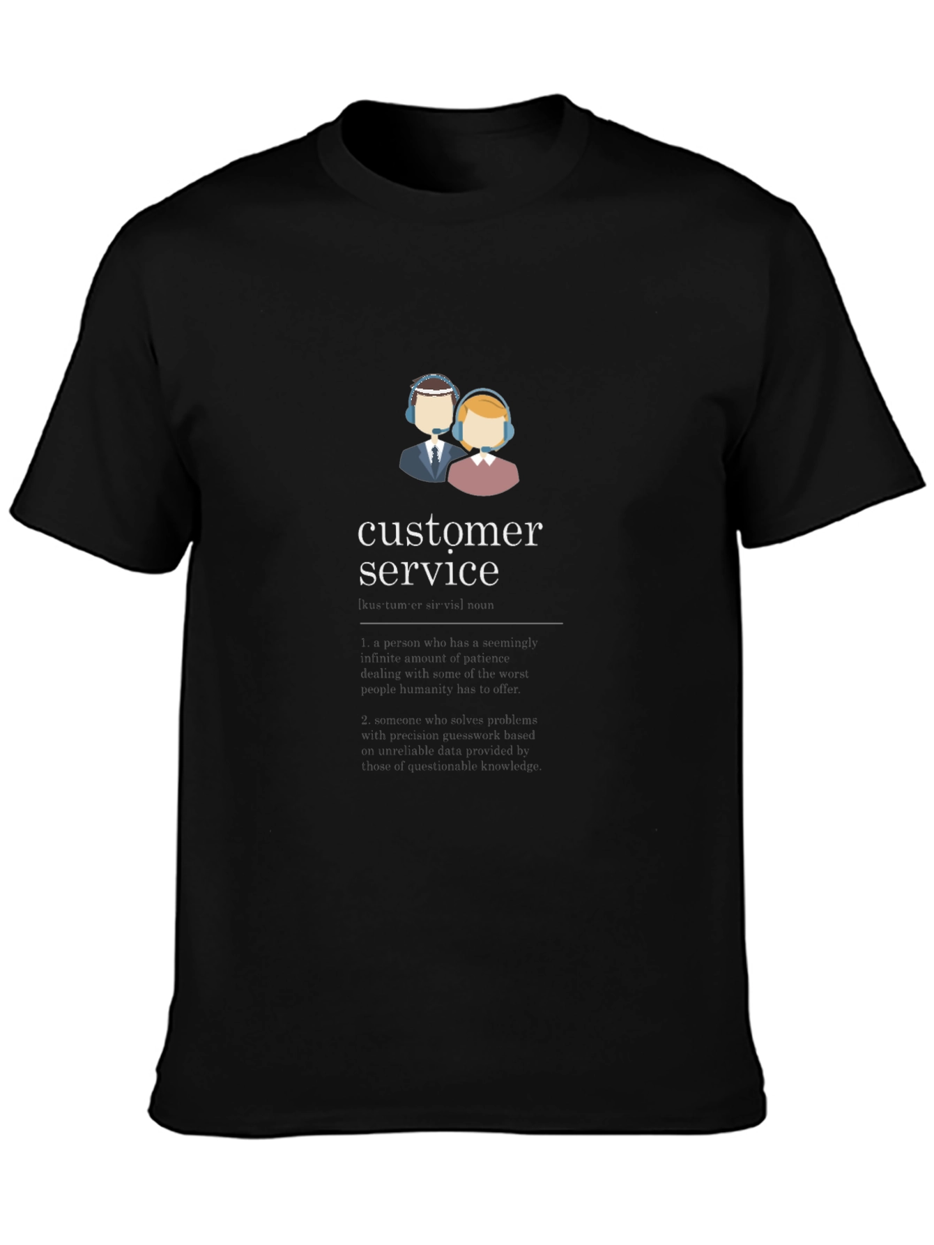 Customer Service Graphic T-Shirt
