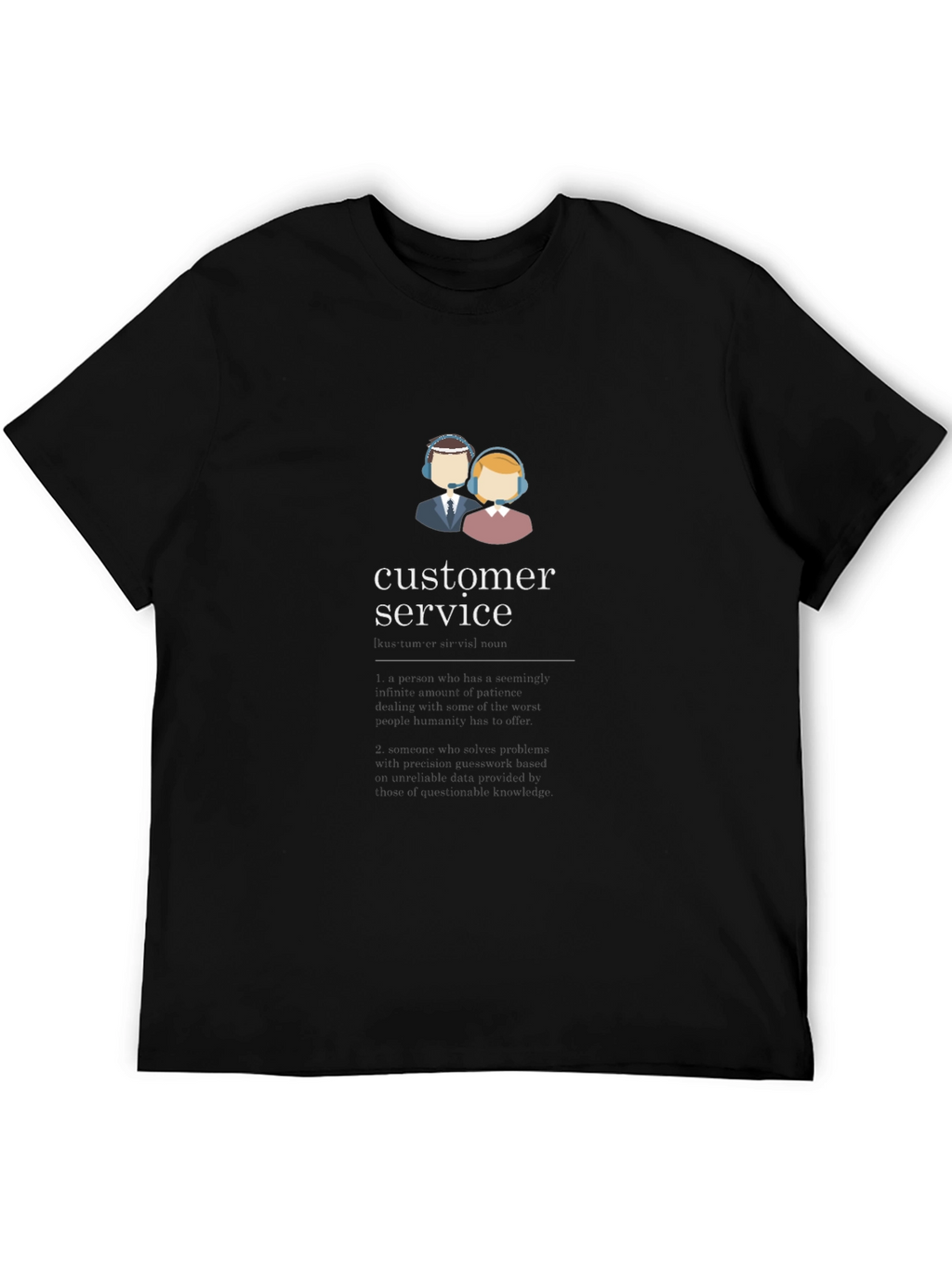 Customer Service Graphic T-Shirt