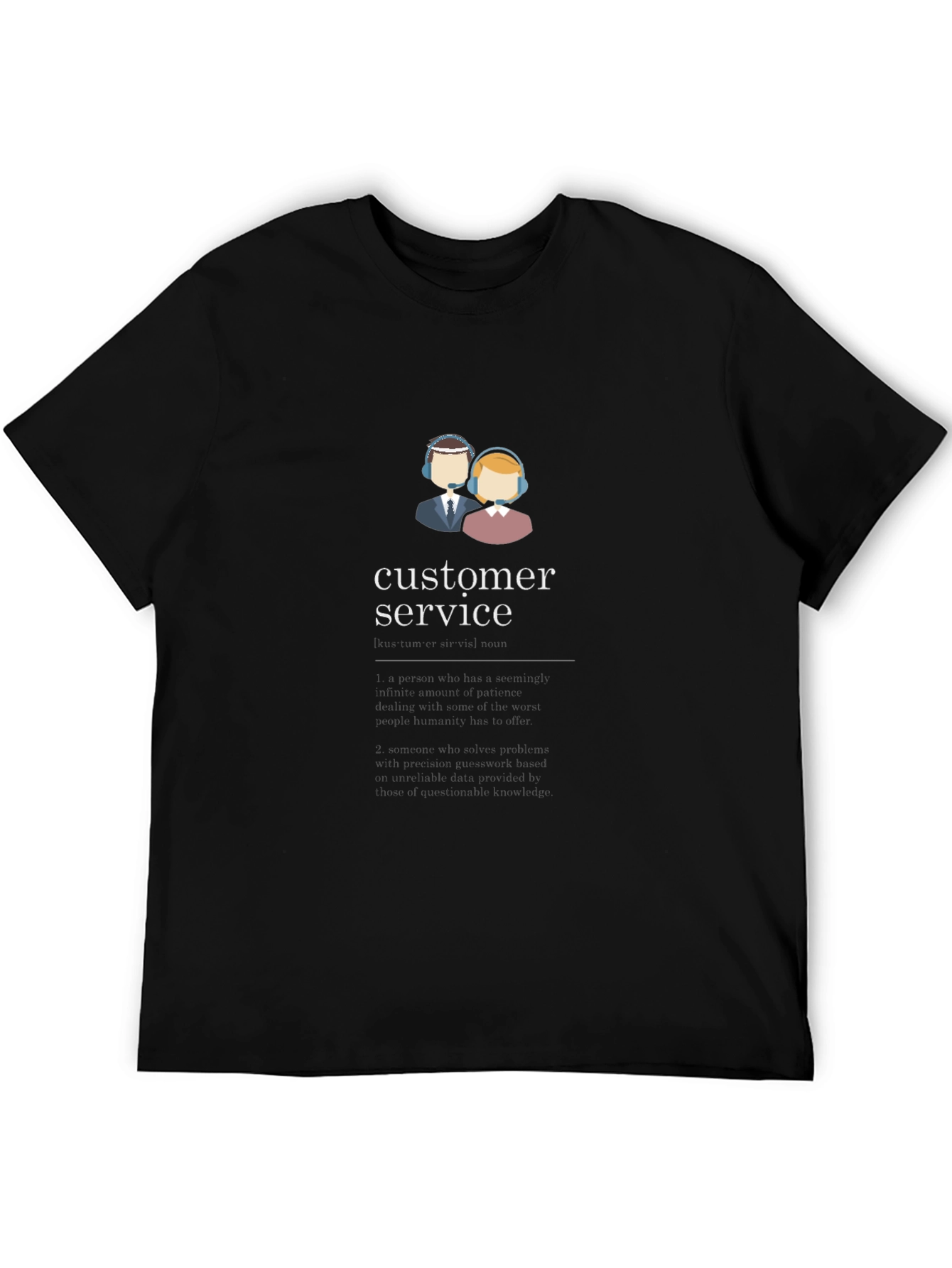 Customer Service Graphic T-Shirt