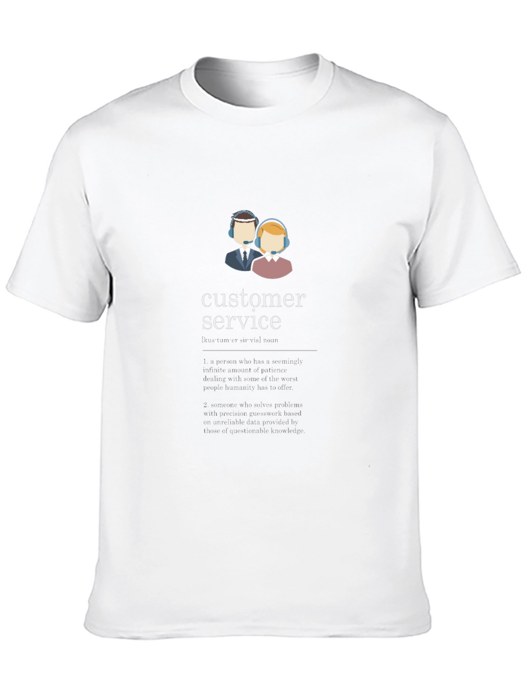 Customer Service Graphic T-Shirt