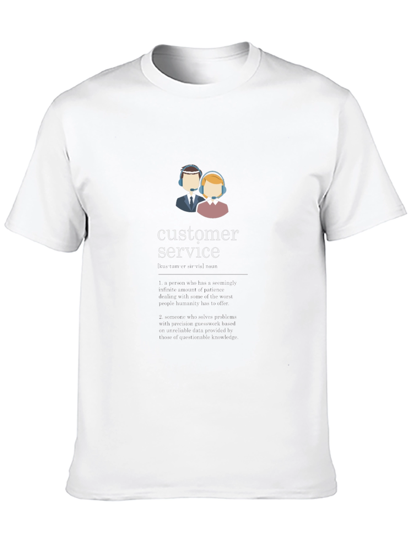 Customer Service Graphic T-Shirt