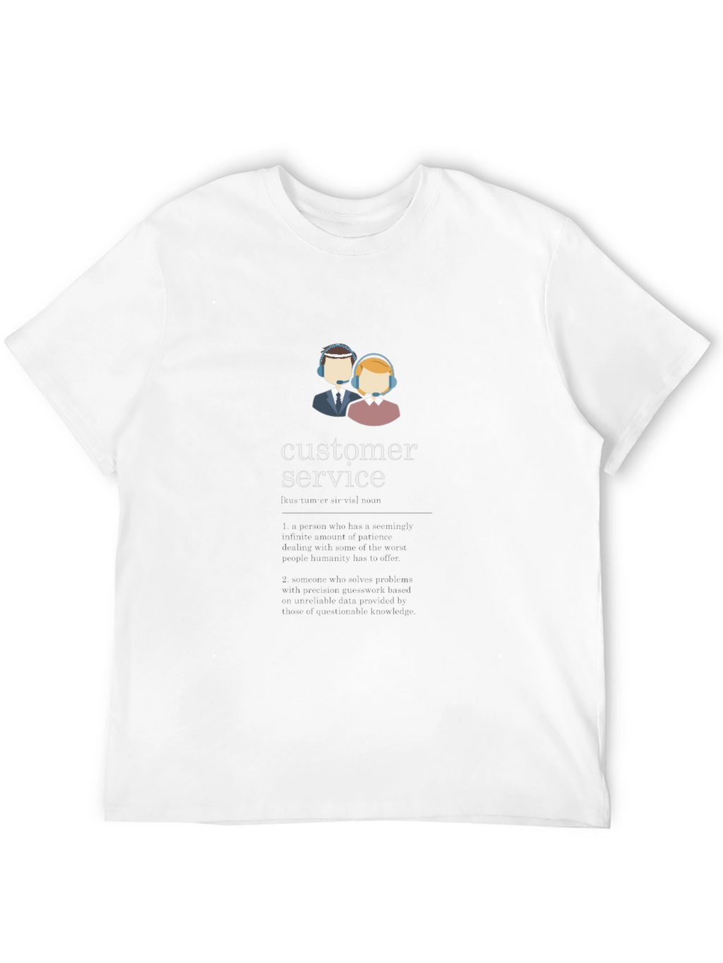 Customer Service Graphic T-Shirt