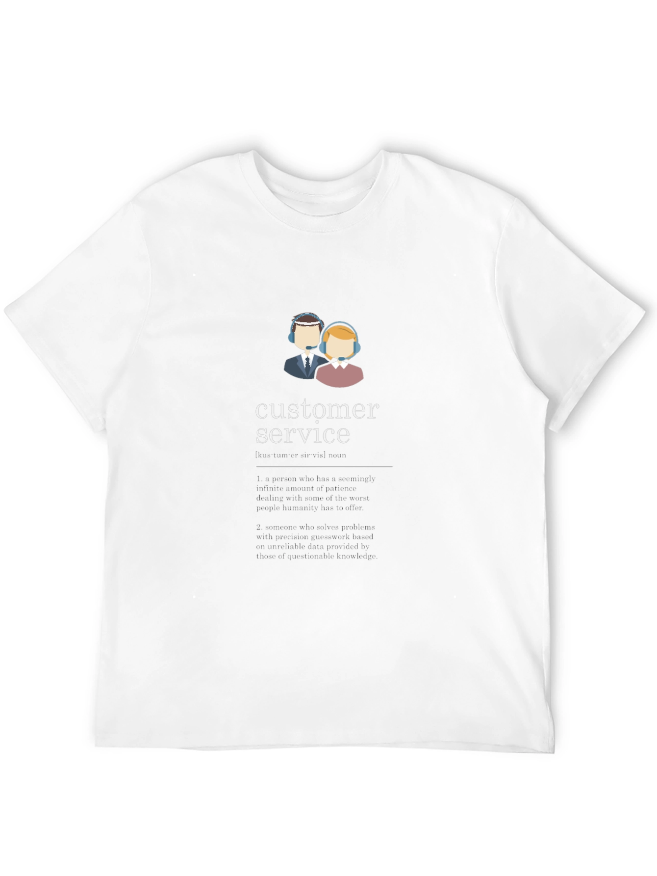 Customer Service Graphic T-Shirt