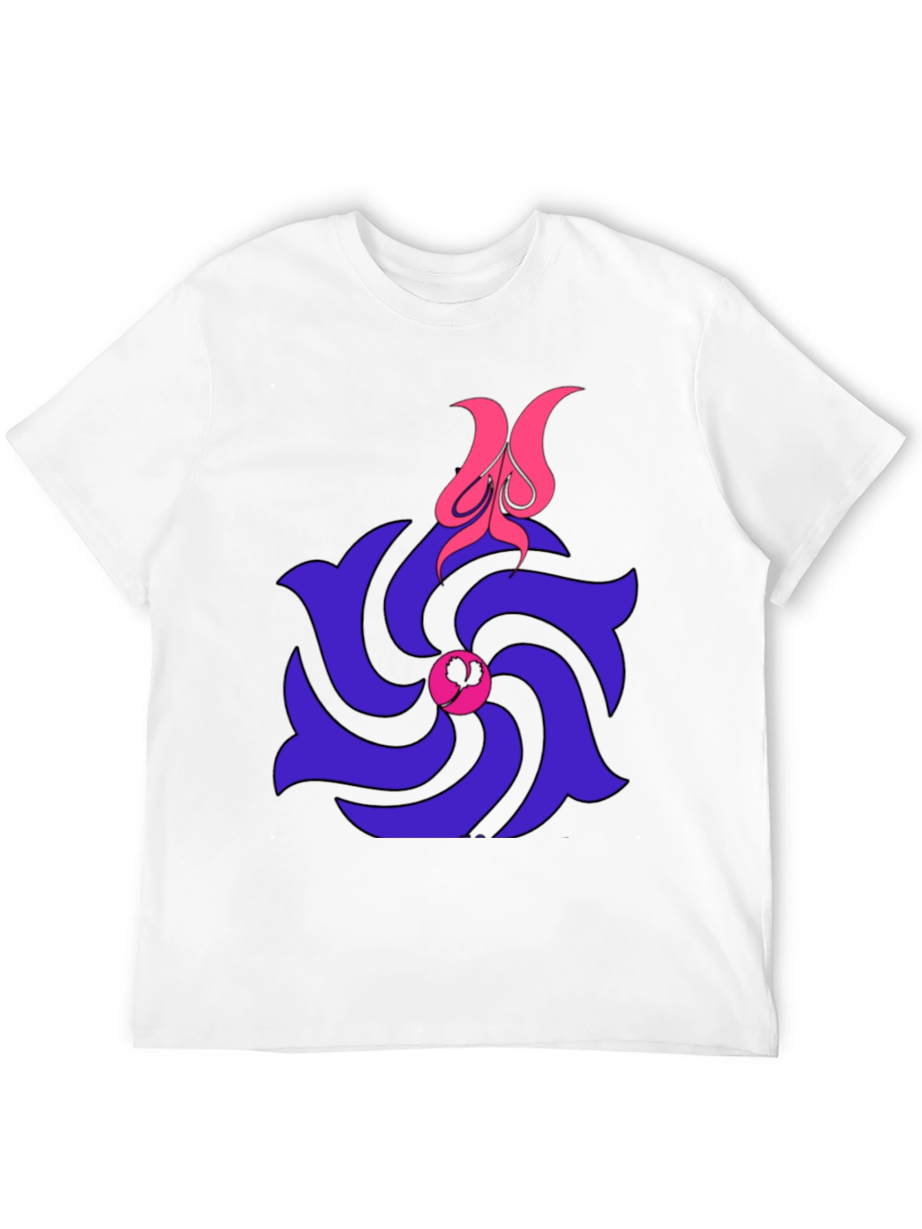 Spiral Flower T-Shirt - Unique Graphic Tee