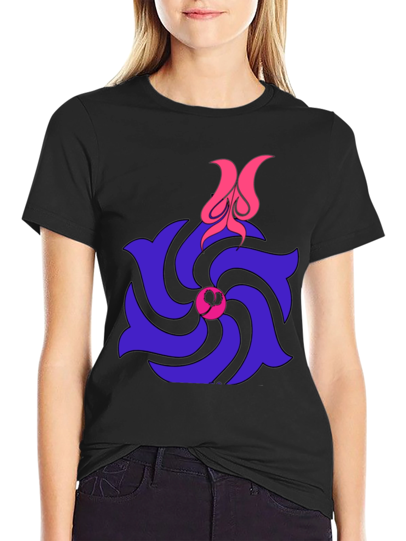Spiral Flower T-Shirt - Unique Graphic Tee