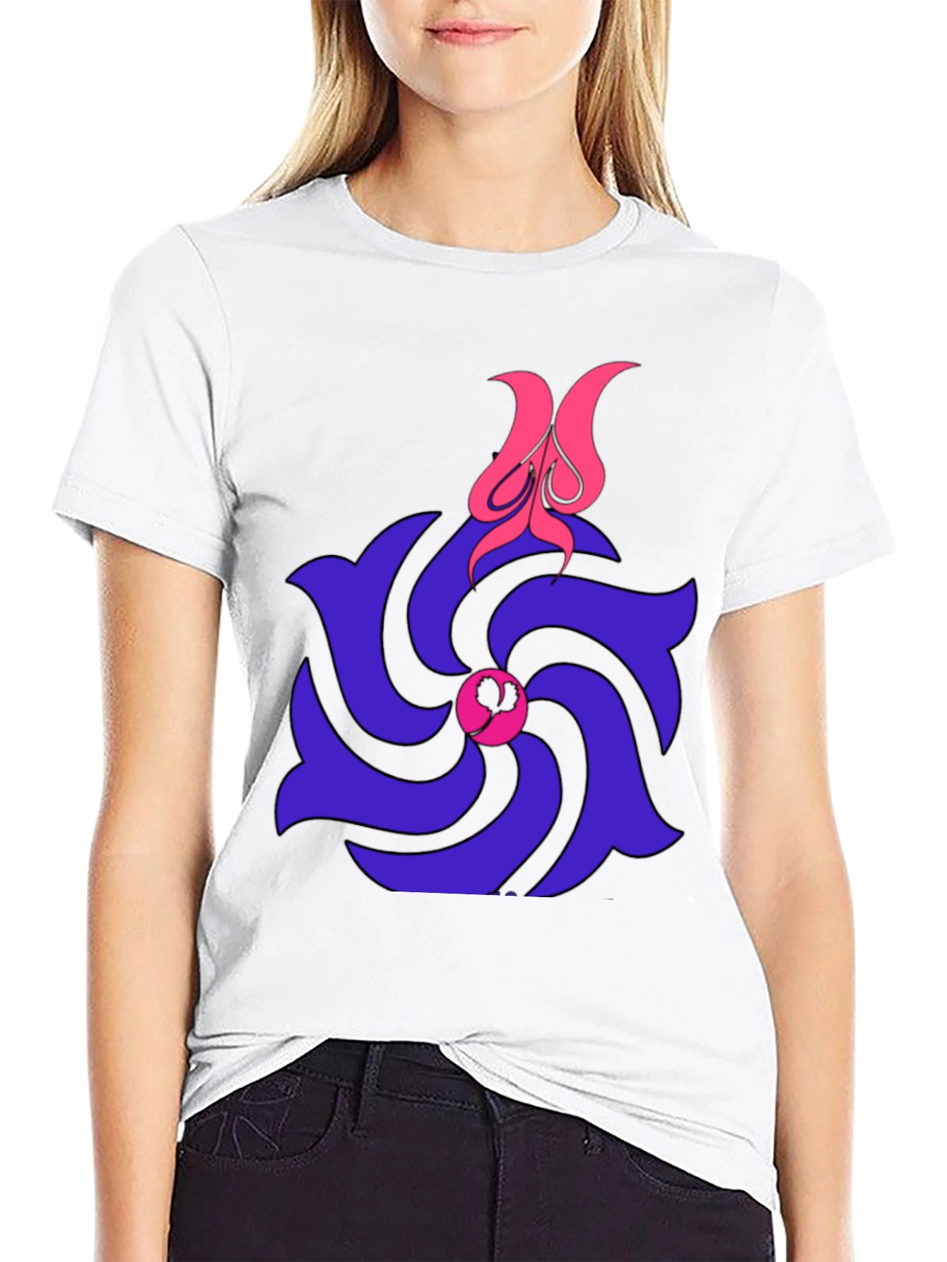 Spiral Flower T-Shirt - Unique Graphic Tee