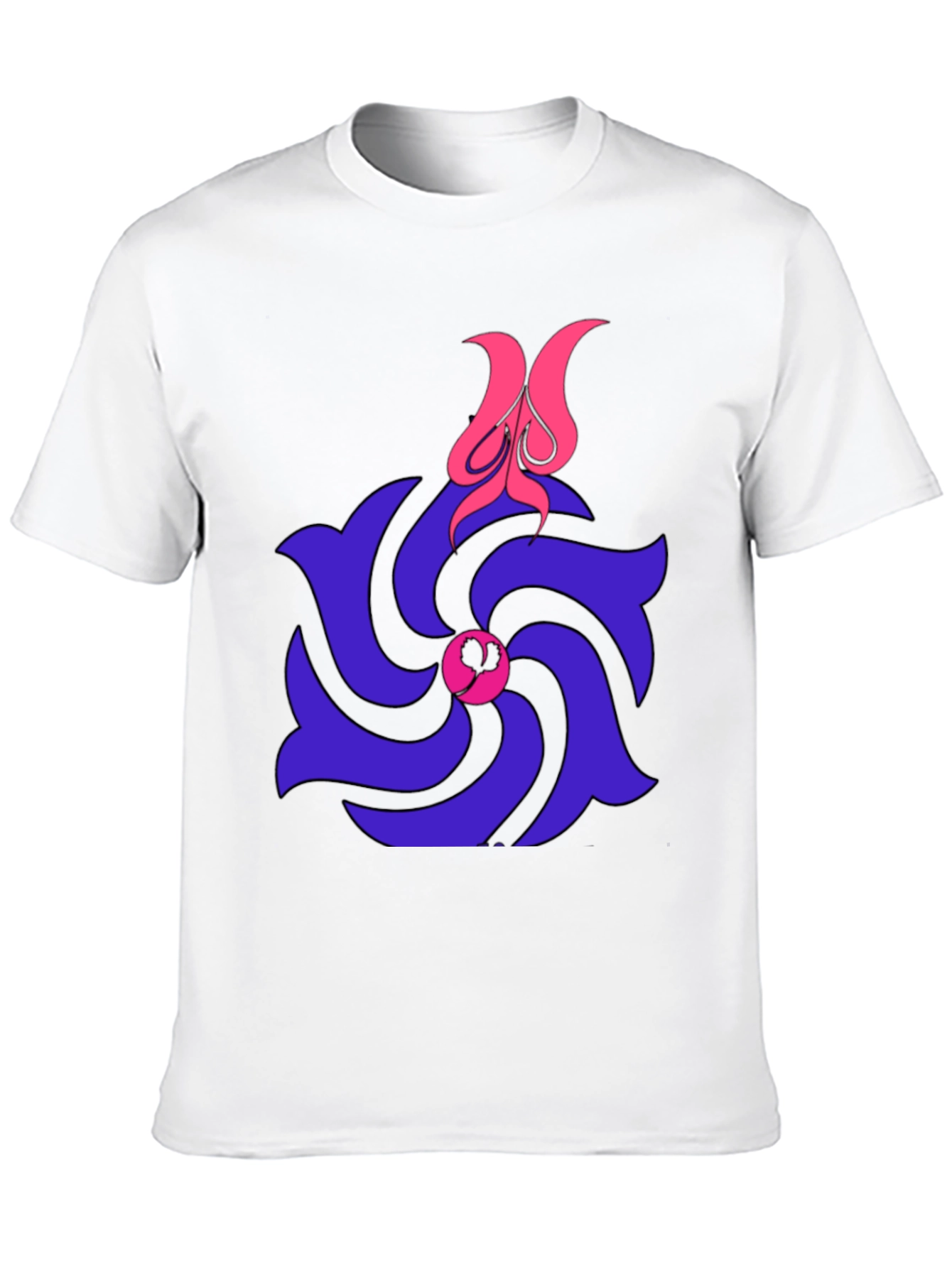Spiral Flower T-Shirt - Unique Graphic Tee