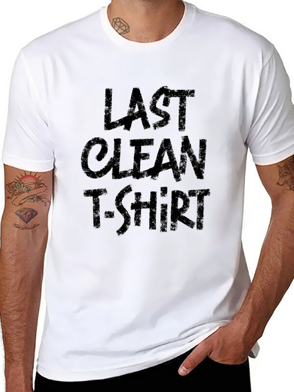 Last Clean T-Shirt Graphic Tee - Mens