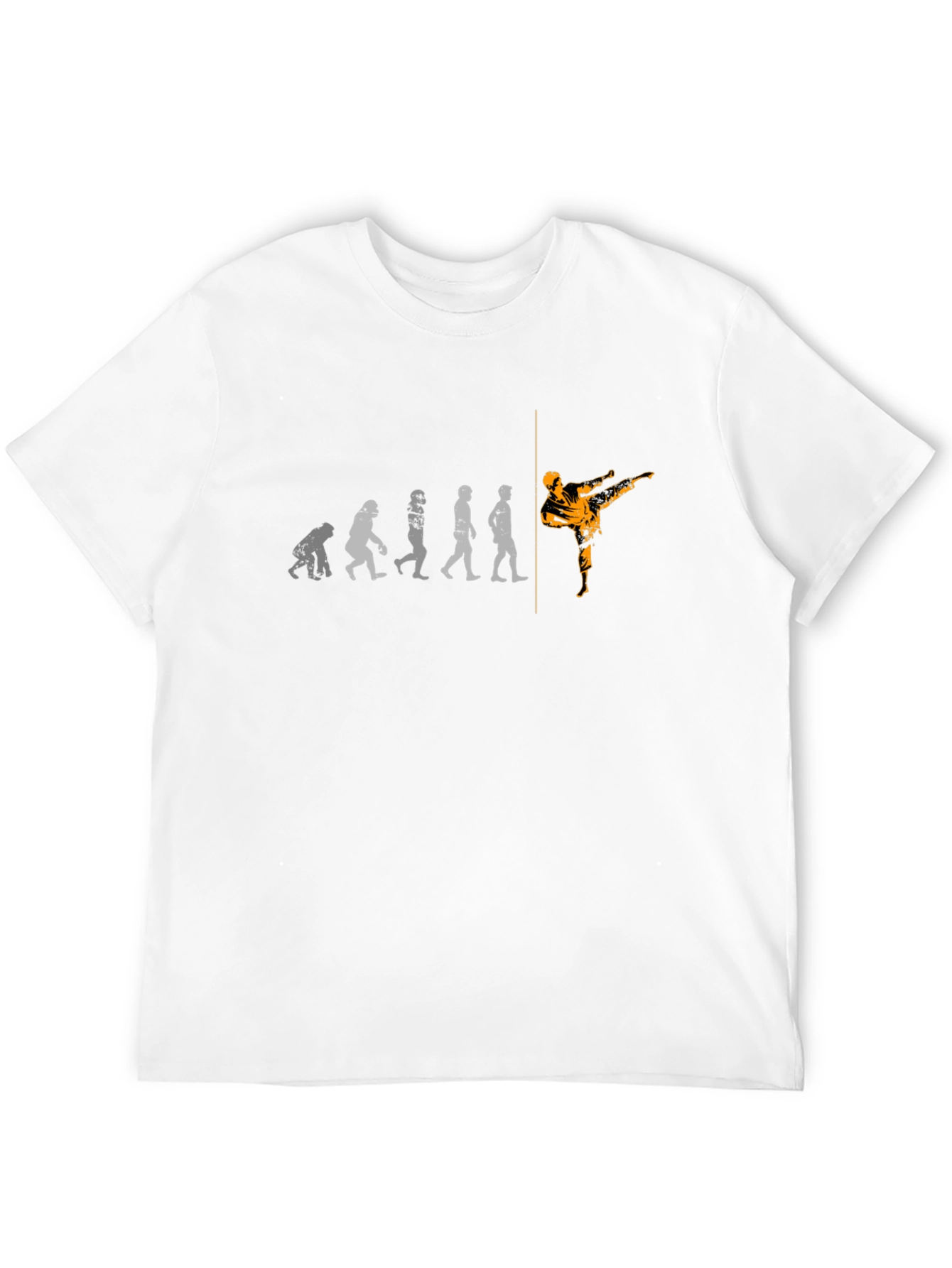 Evolution of Kick T-Shirt - Black Martial Arts Tee