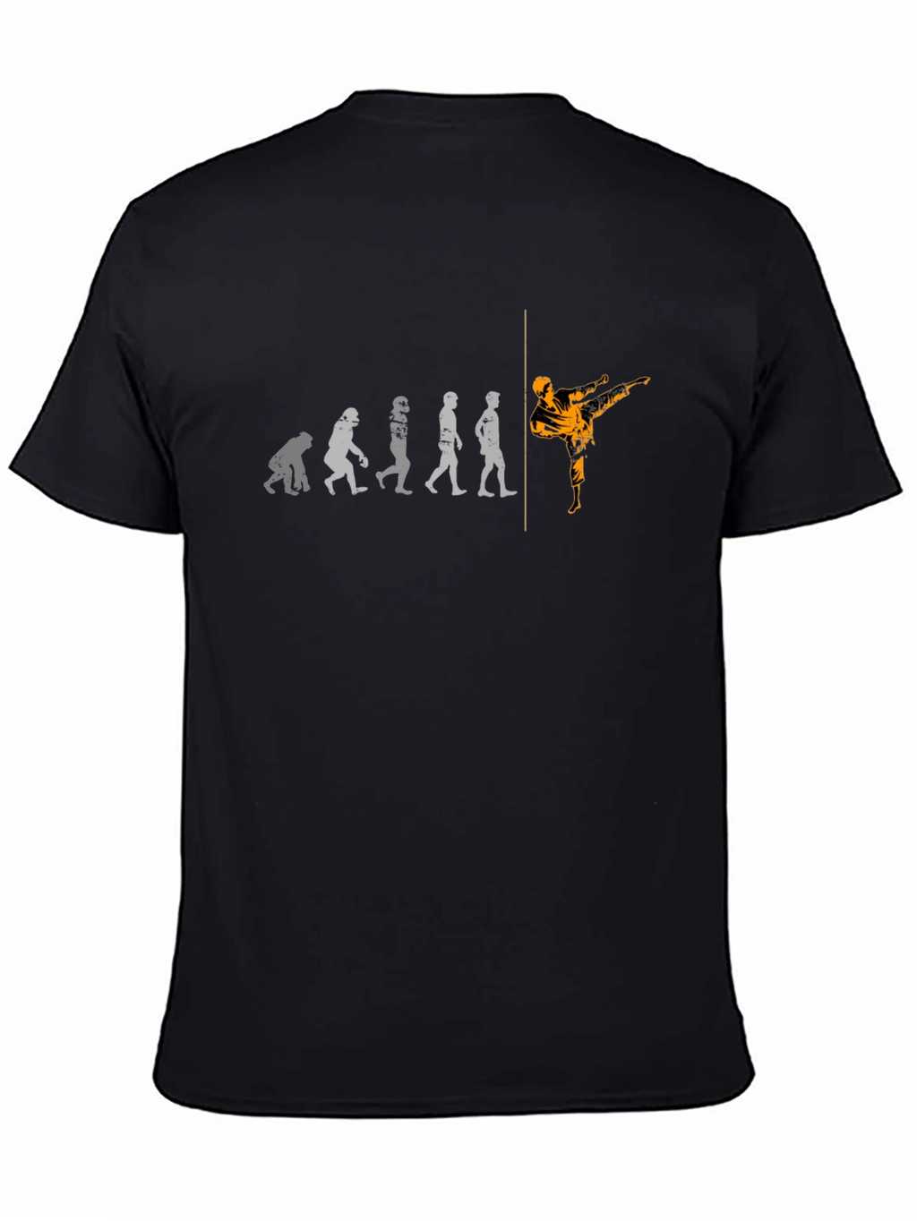 Evolution of Kick T-Shirt - Black Martial Arts Tee