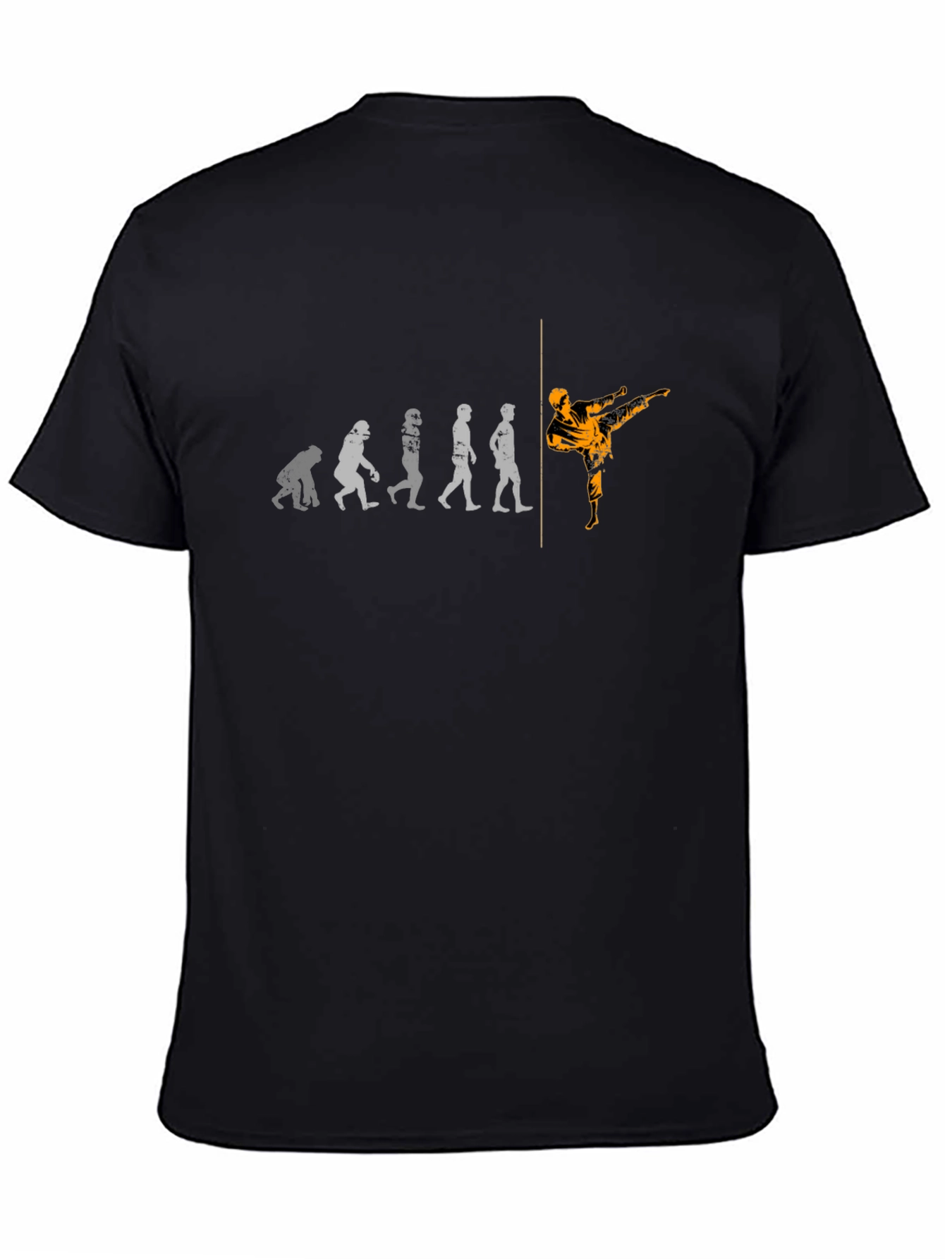 Evolution of Kick T-Shirt - Black Martial Arts Tee
