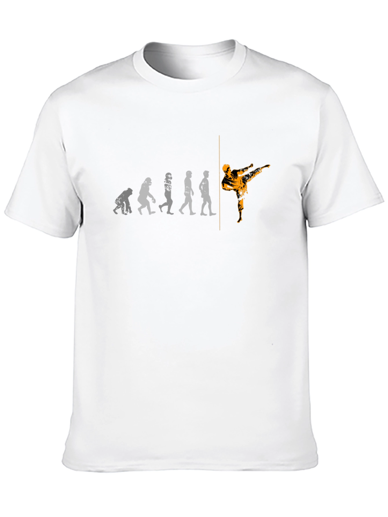 Evolution of Kick T-Shirt - Black Martial Arts Tee