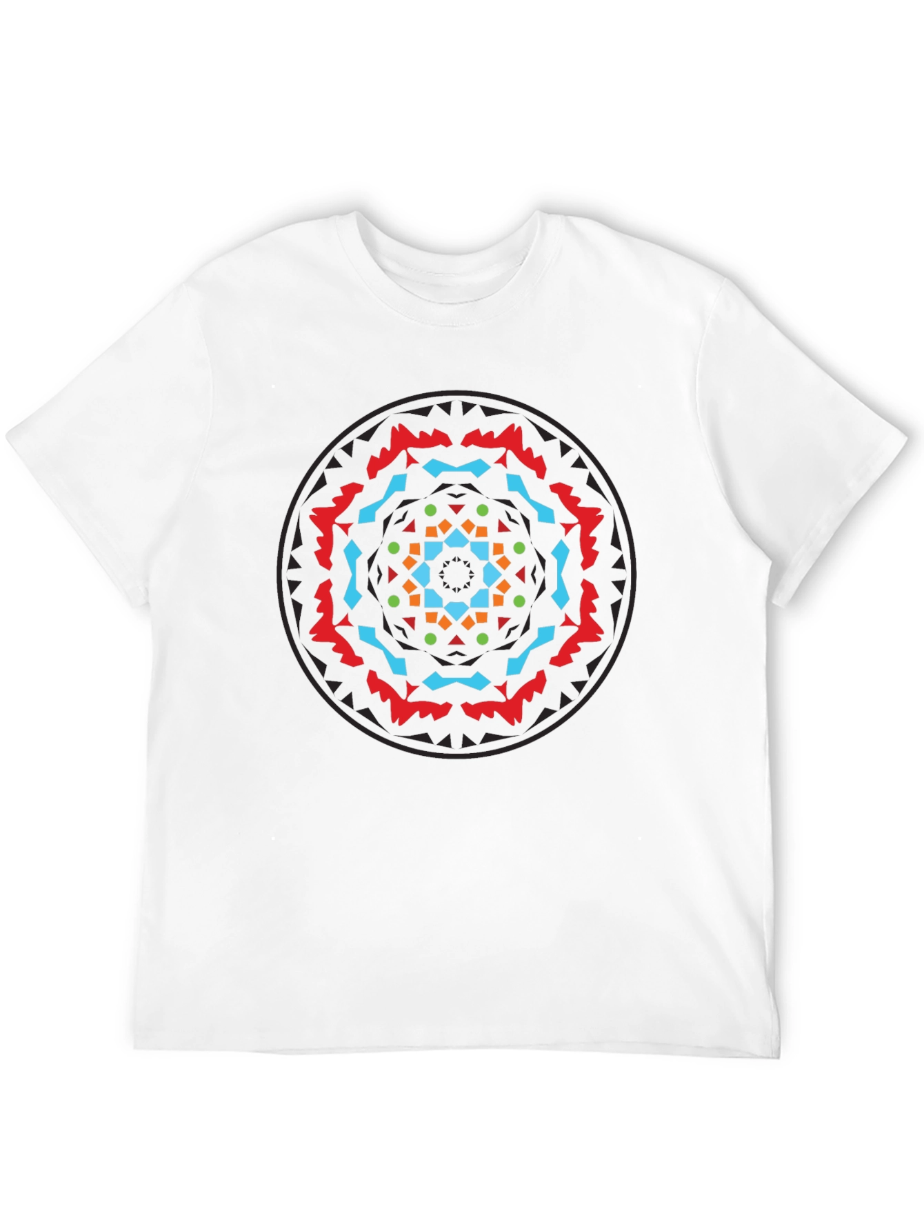 Geometric Mandala T-Shirt - Bold Graphic Tee