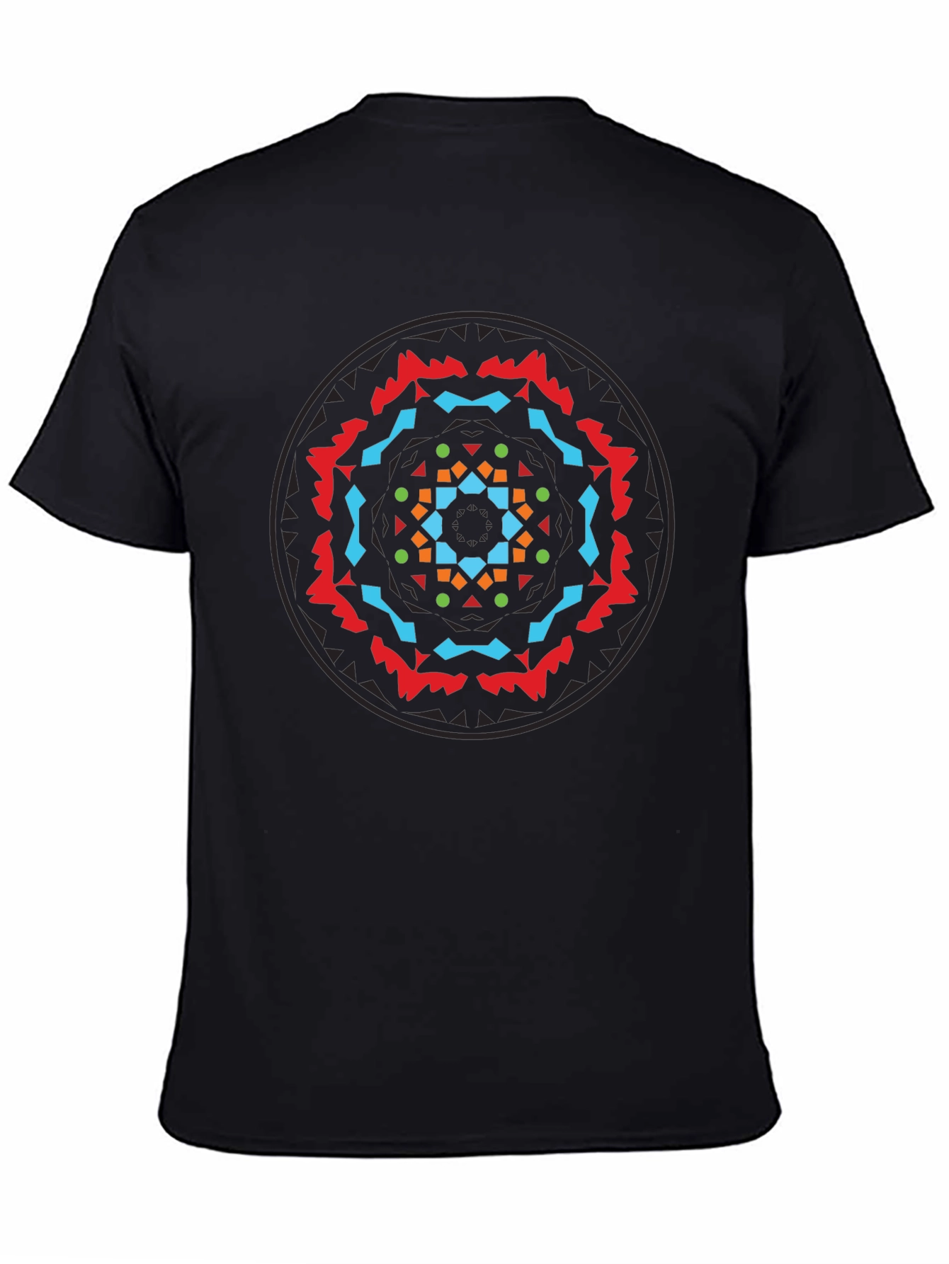Geometric Mandala T-Shirt - Bold Graphic Tee