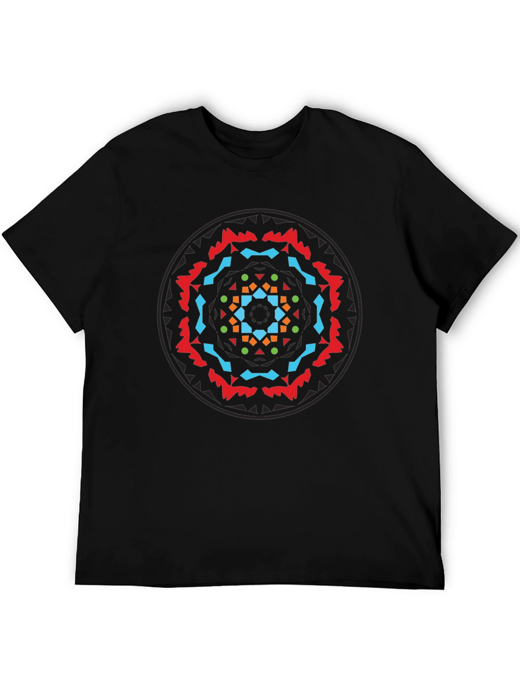 Geometric Mandala T-Shirt - Bold Graphic Tee