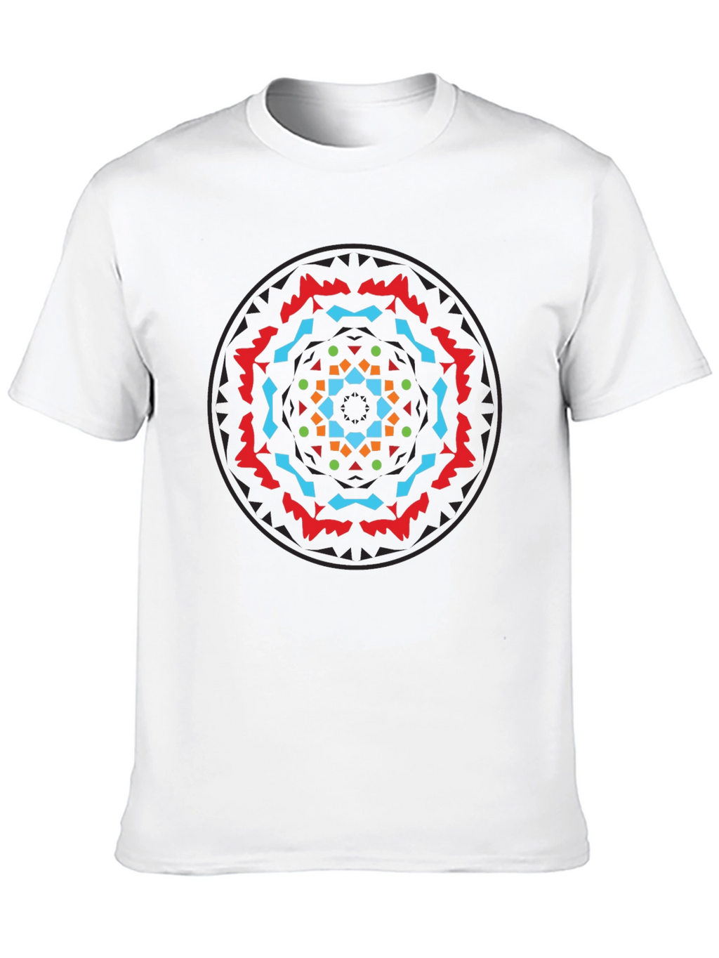 Geometric Mandala T-Shirt - Bold Graphic Tee