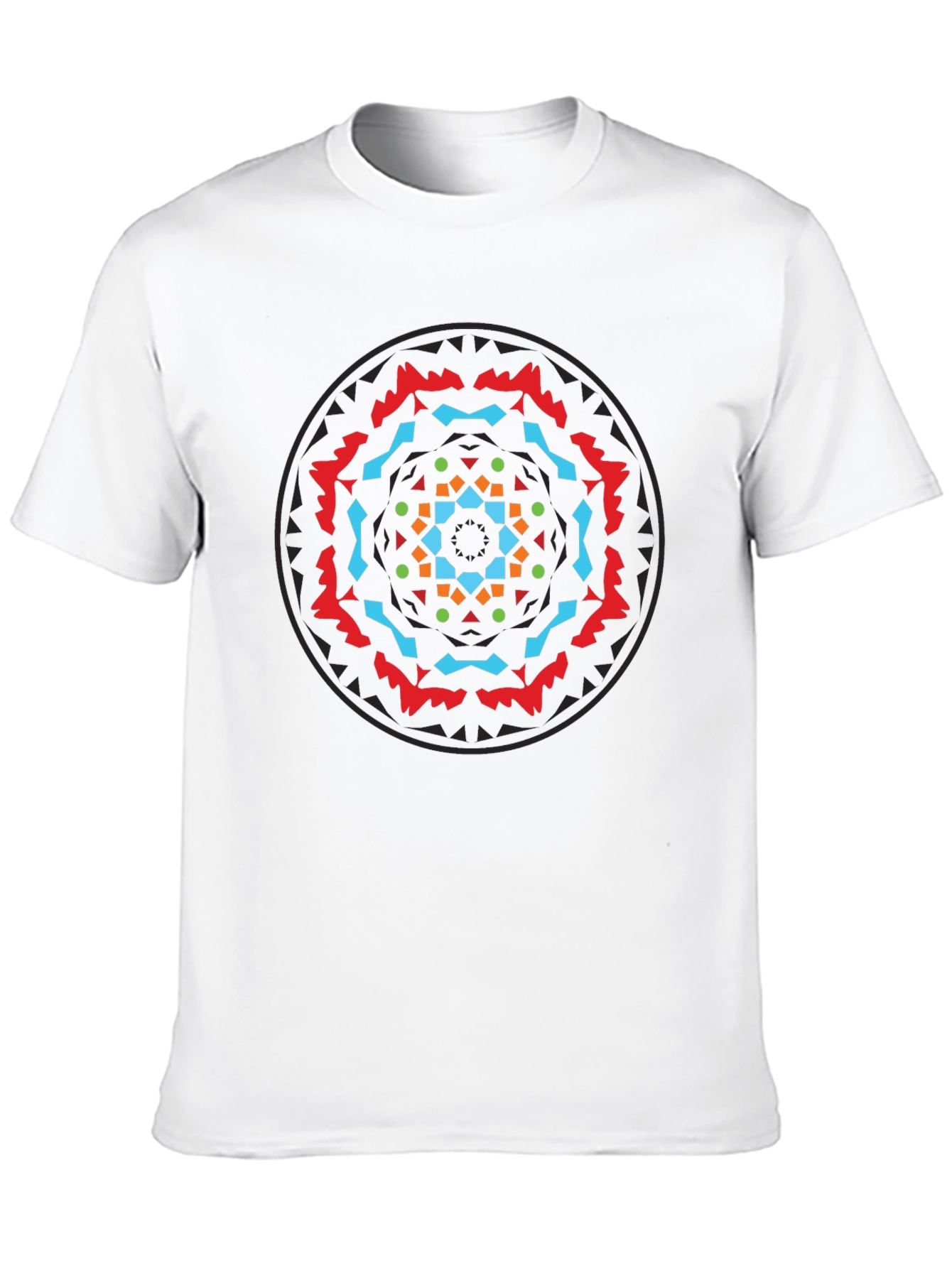 Geometric Mandala T-Shirt - Bold Graphic Tee