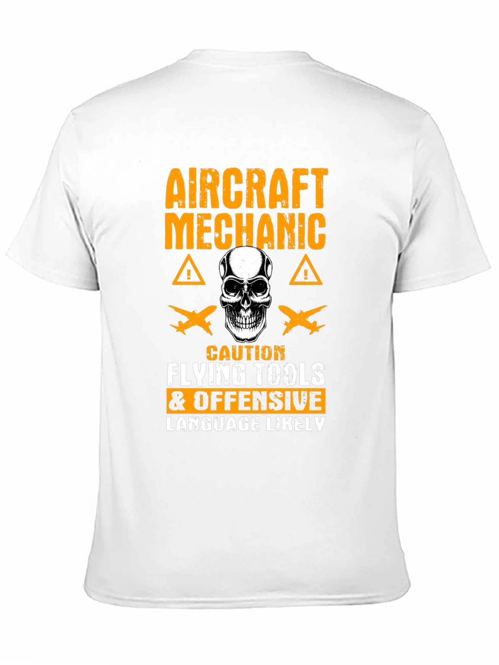 Aircraft Mechanic Caution T-Shirt