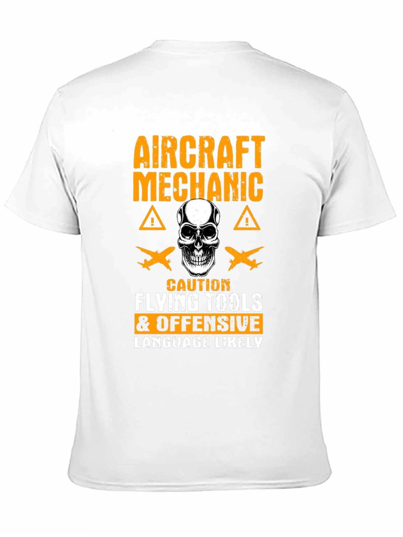 Aircraft Mechanic Caution T-Shirt