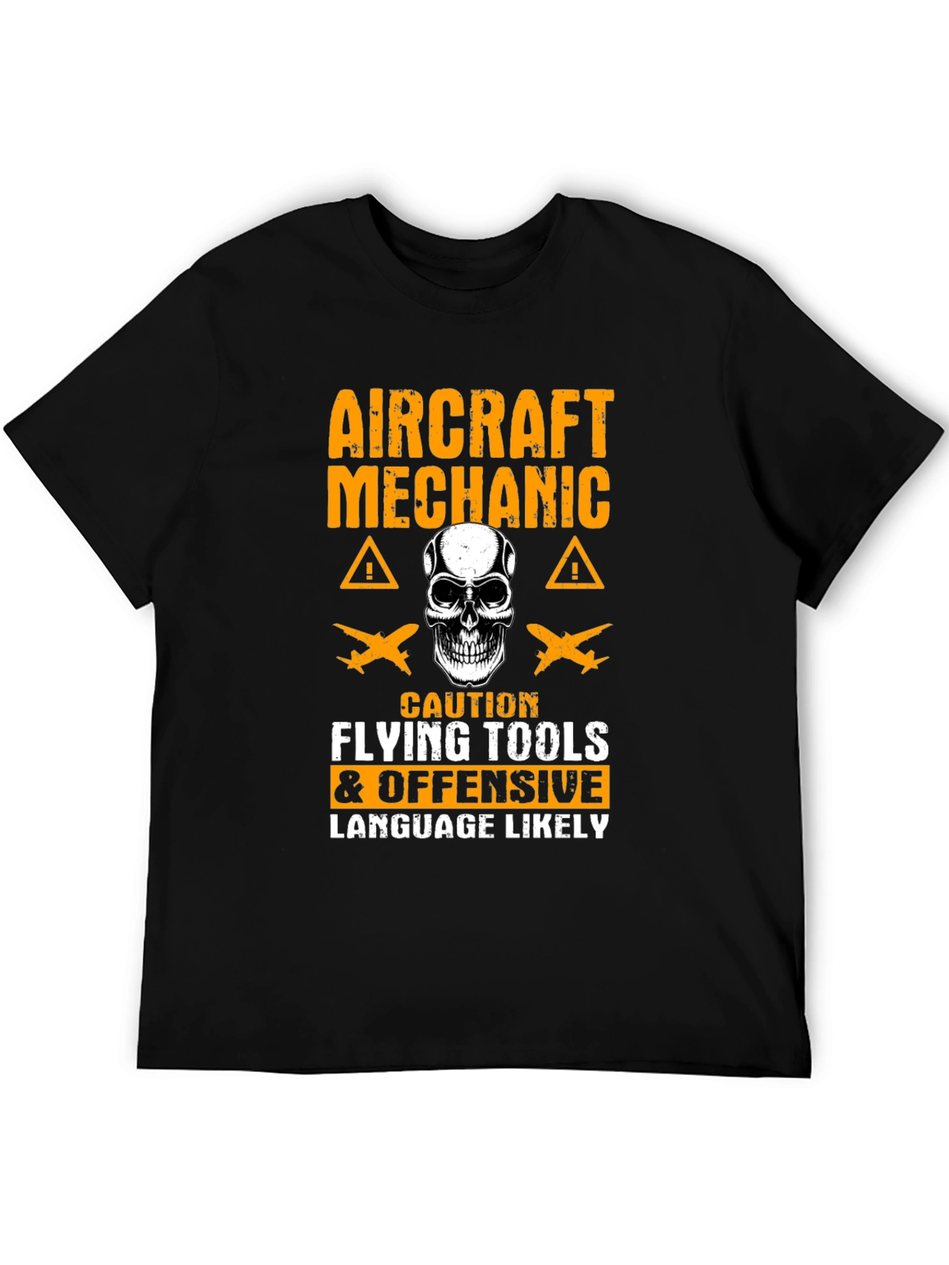 Aircraft Mechanic Caution T-Shirt