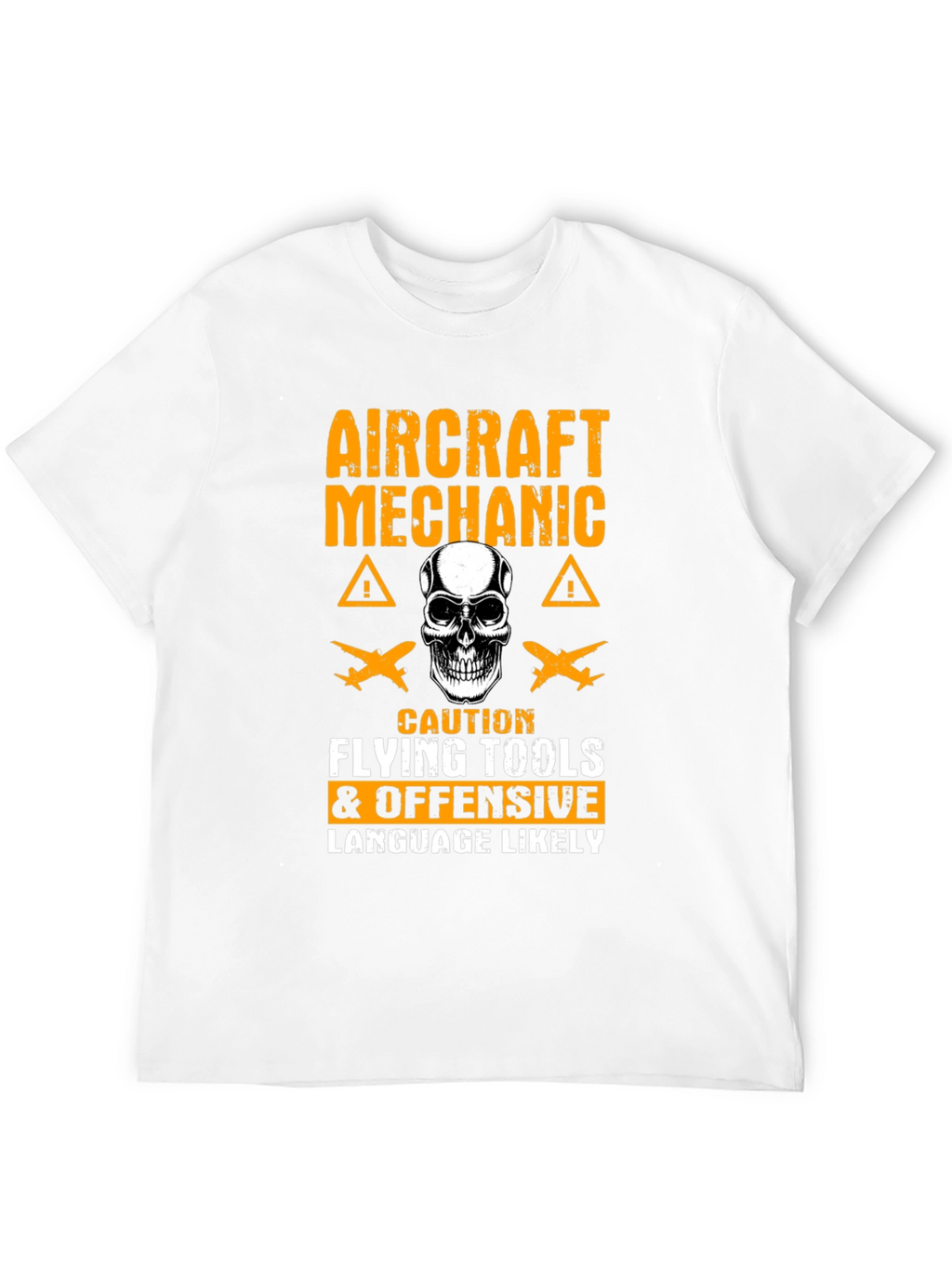 Aircraft Mechanic Caution T-Shirt