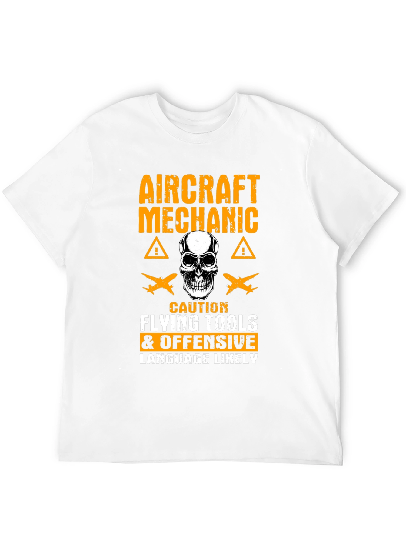 Aircraft Mechanic Caution T-Shirt